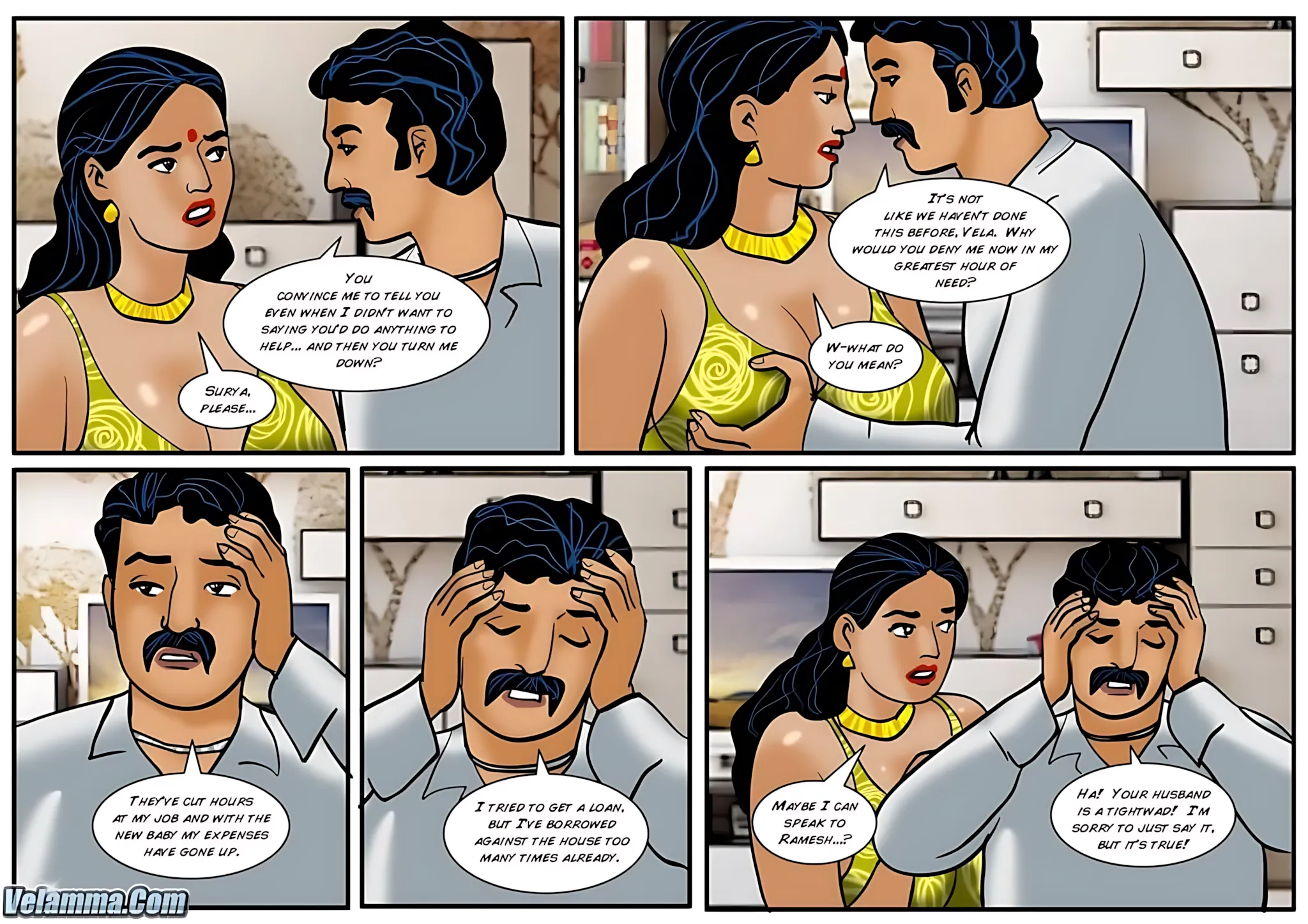 Velamma All Episodes Comics - 39 . Velamma - Episode 39 - When It Comes To This Sexy Poker Game Vela Is All In! - Page 19