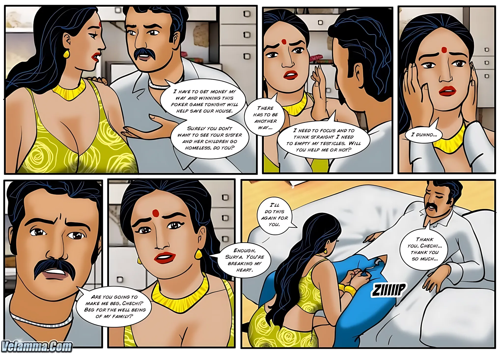 Velamma All Episodes Comics - 39 . Velamma - Episode 39 - When It Comes To This Sexy Poker Game Vela Is All In! - Page 20