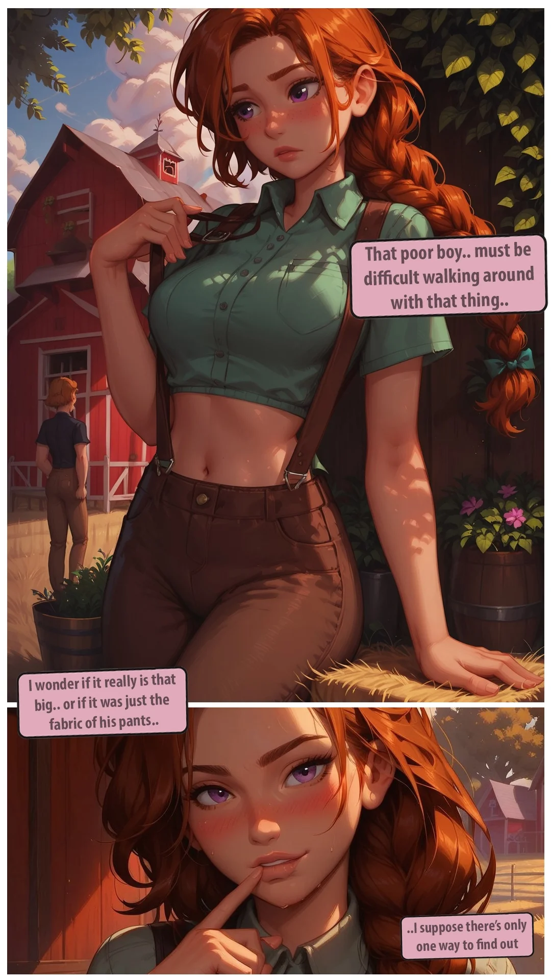 Raven’s Poker Debt [LowFireStudios] - Leah's Farmhand - AI Gen - Page 7