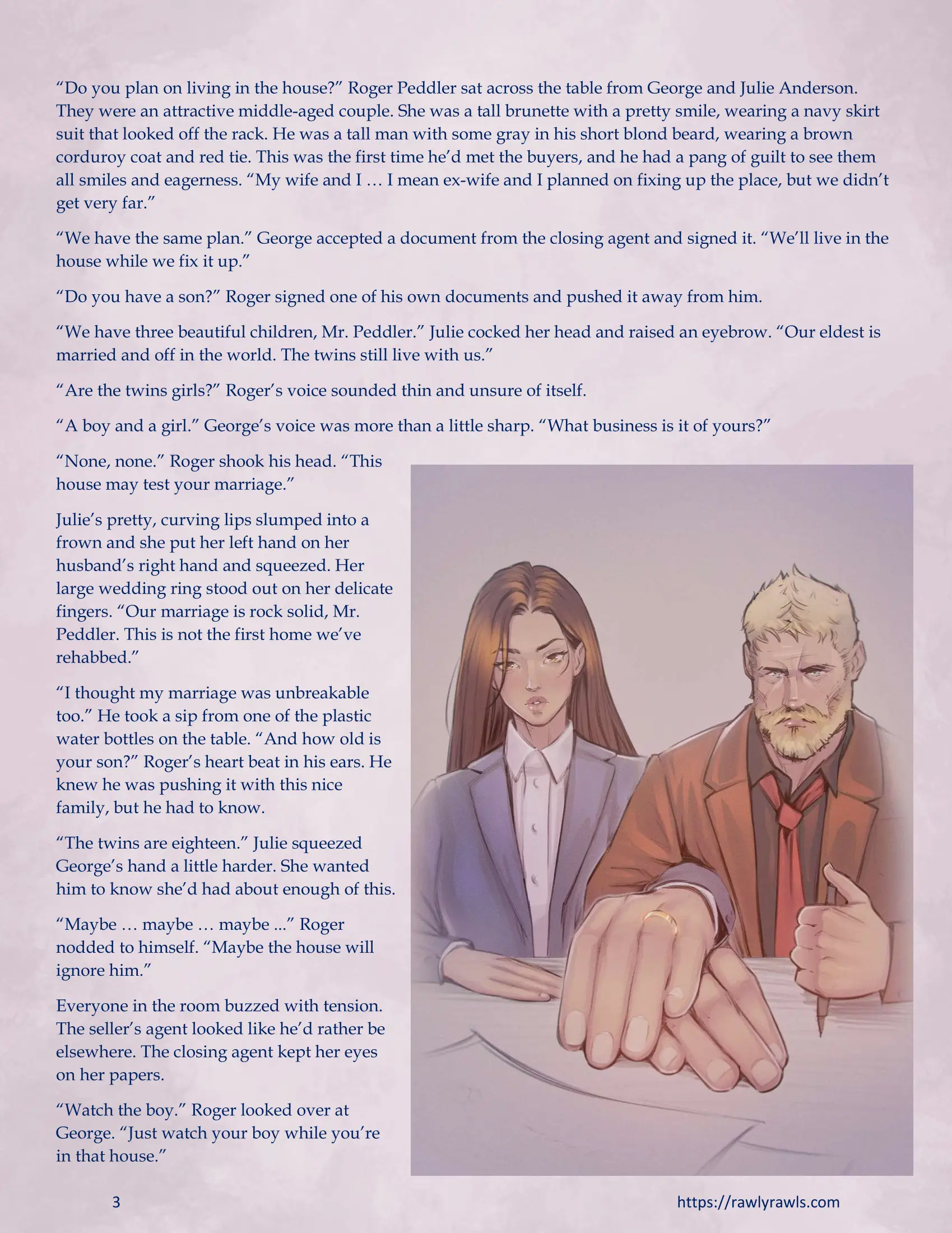 The Haunting Of Palmer Mansion [RawlyRawls] - 1 . The Haunting Of Palmer Mansion - Chapter 1 Part 1 [TenderMindd ] - Page 3