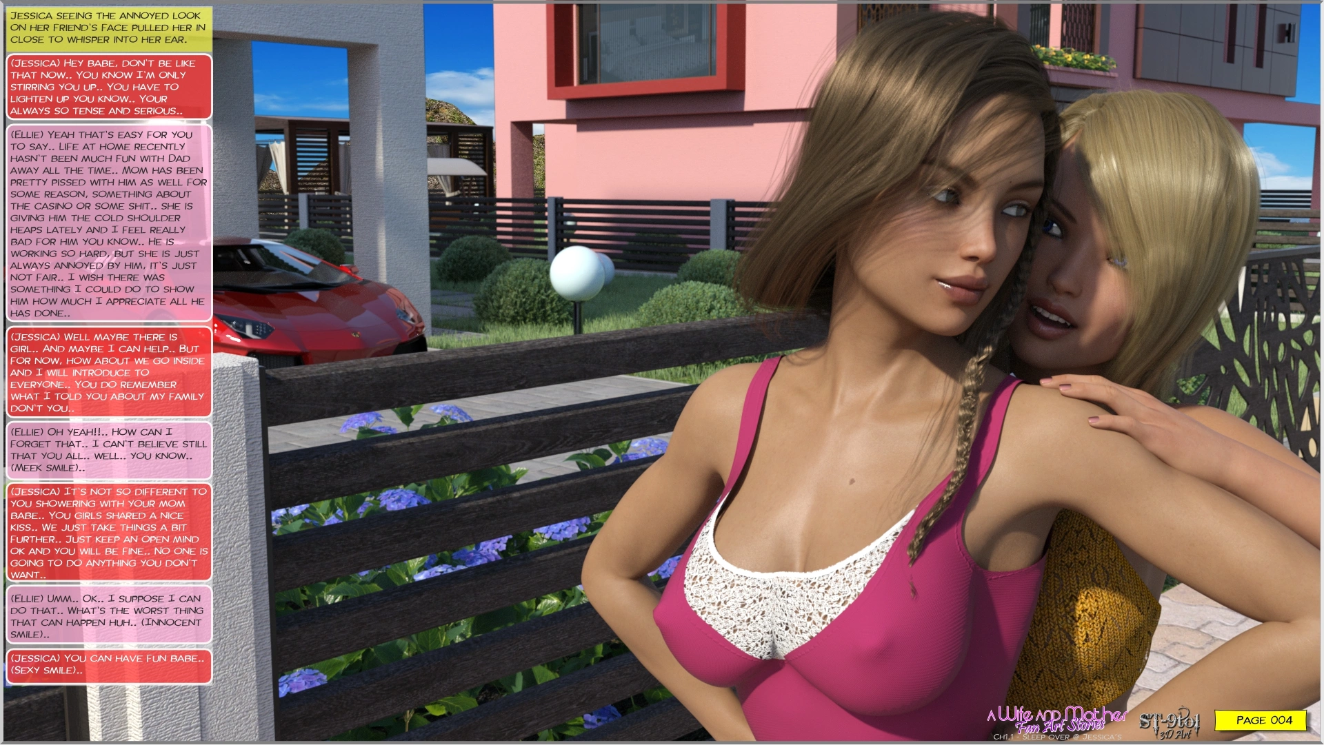 Sleepover at Jessica’s [ST-9Pol] - Sleepover at Jessica’s - Page 4