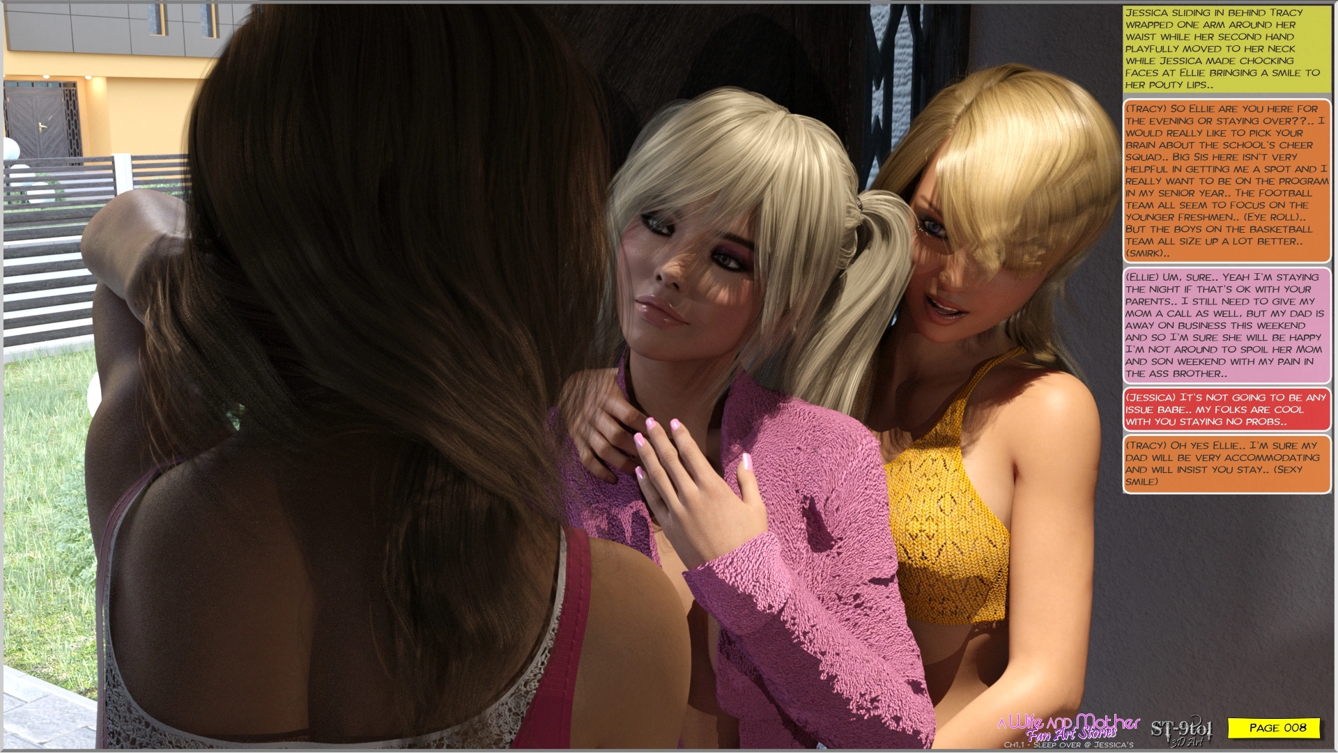 Sleepover at Jessica’s [ST-9Pol] - Sleepover at Jessica’s - Page 8