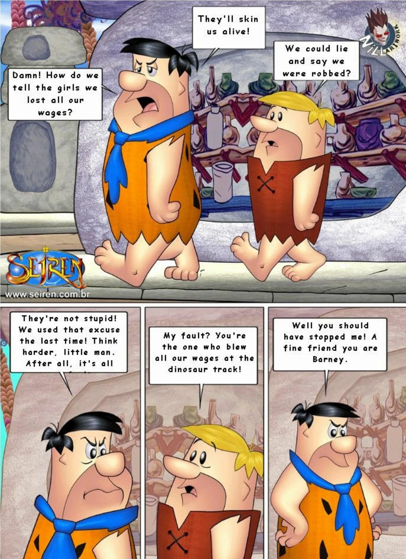 The Fucknstones (The Flintstones) [Seiren] - 3 . The Fucknstones - Chapter 3 (The Flintstones) [Seiren] - Page 36