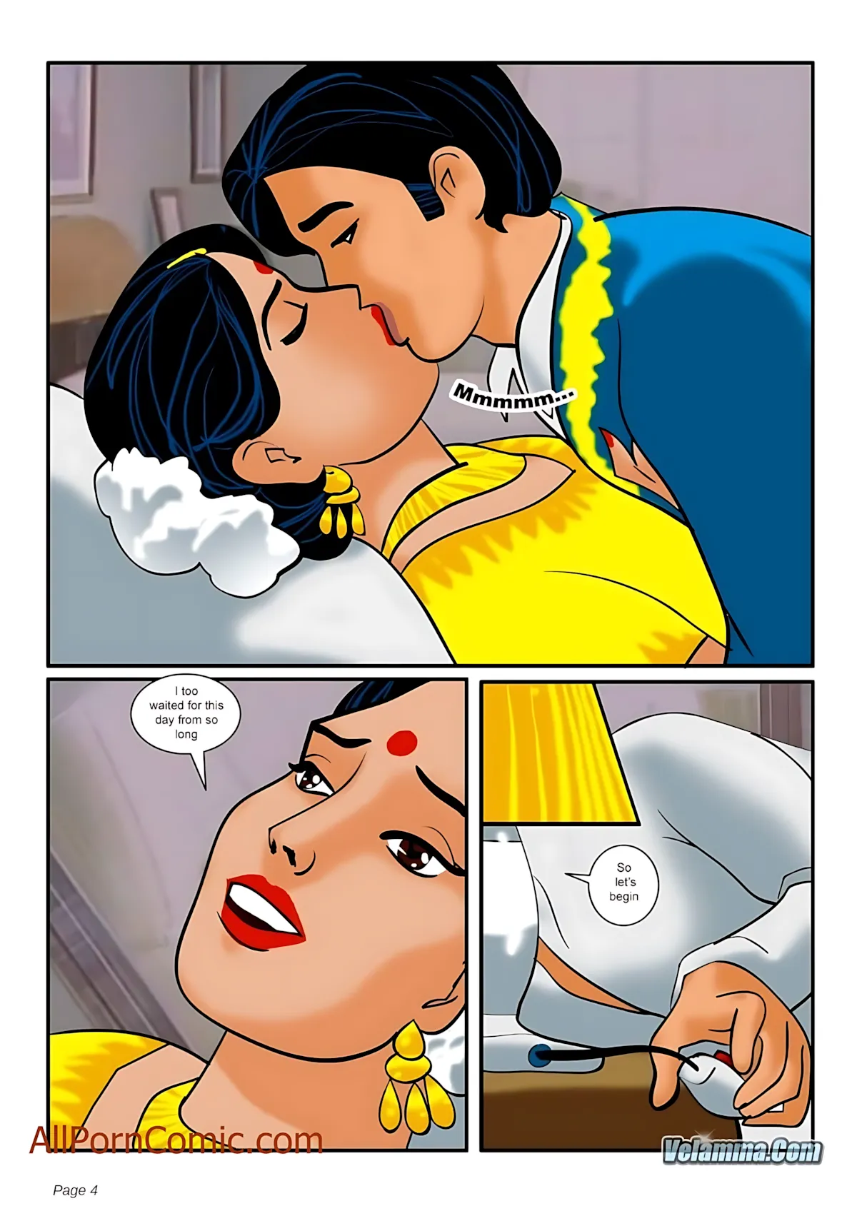 Velamma All Episodes Comics - 10 . Velamma - Episode 10 - The Loving Wife - Page 4