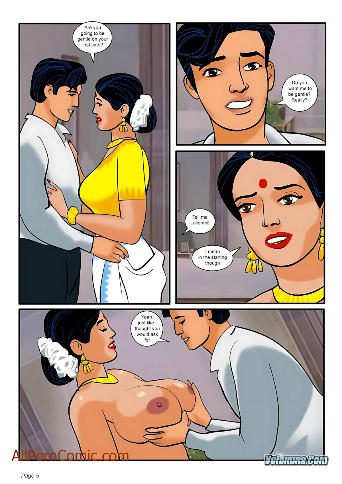 Velamma All Episodes Comics - 10 . Velamma - Episode 10 - The Loving Wife - Page 5