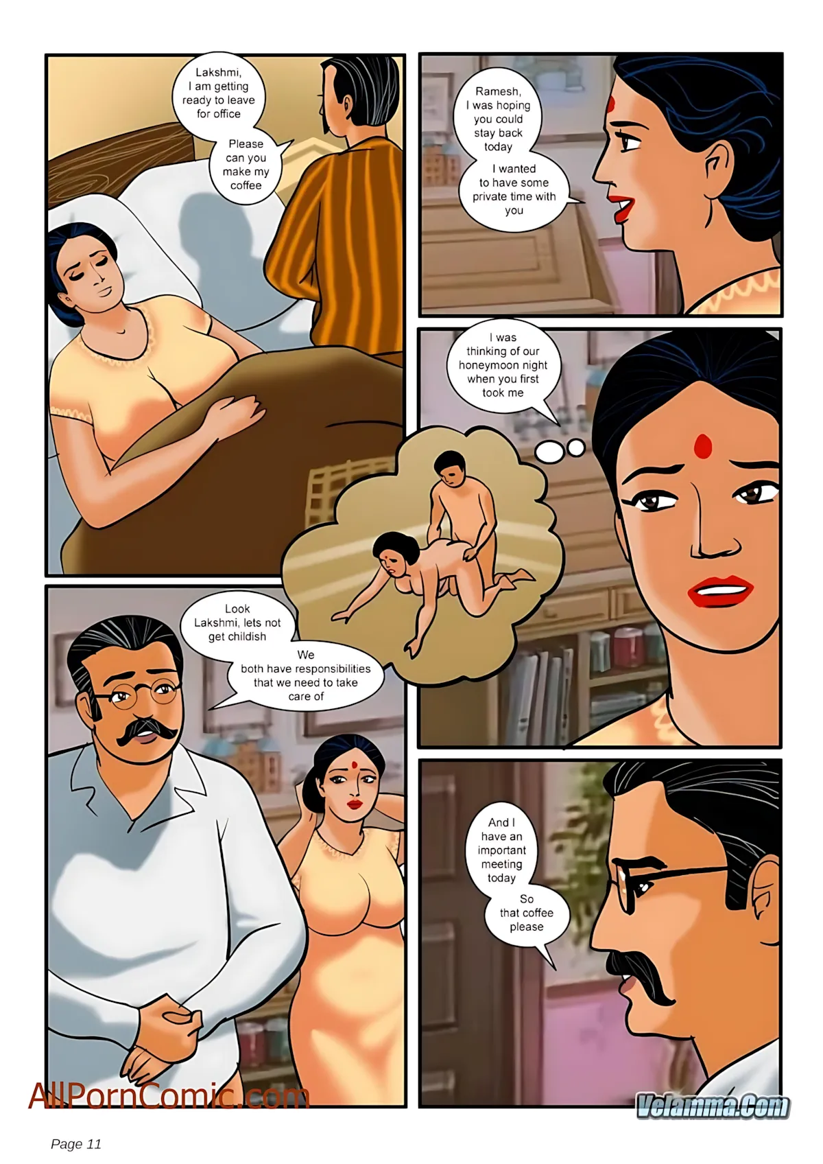 Velamma All Episodes Comics - 10 . Velamma - Episode 10 - The Loving Wife - Page 11