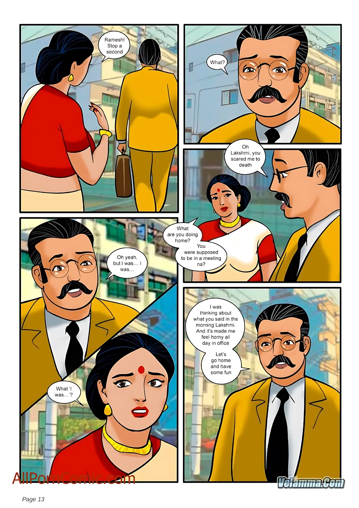Velamma All Episodes Comics - 10 . Velamma - Episode 10 - The Loving Wife - Page 13