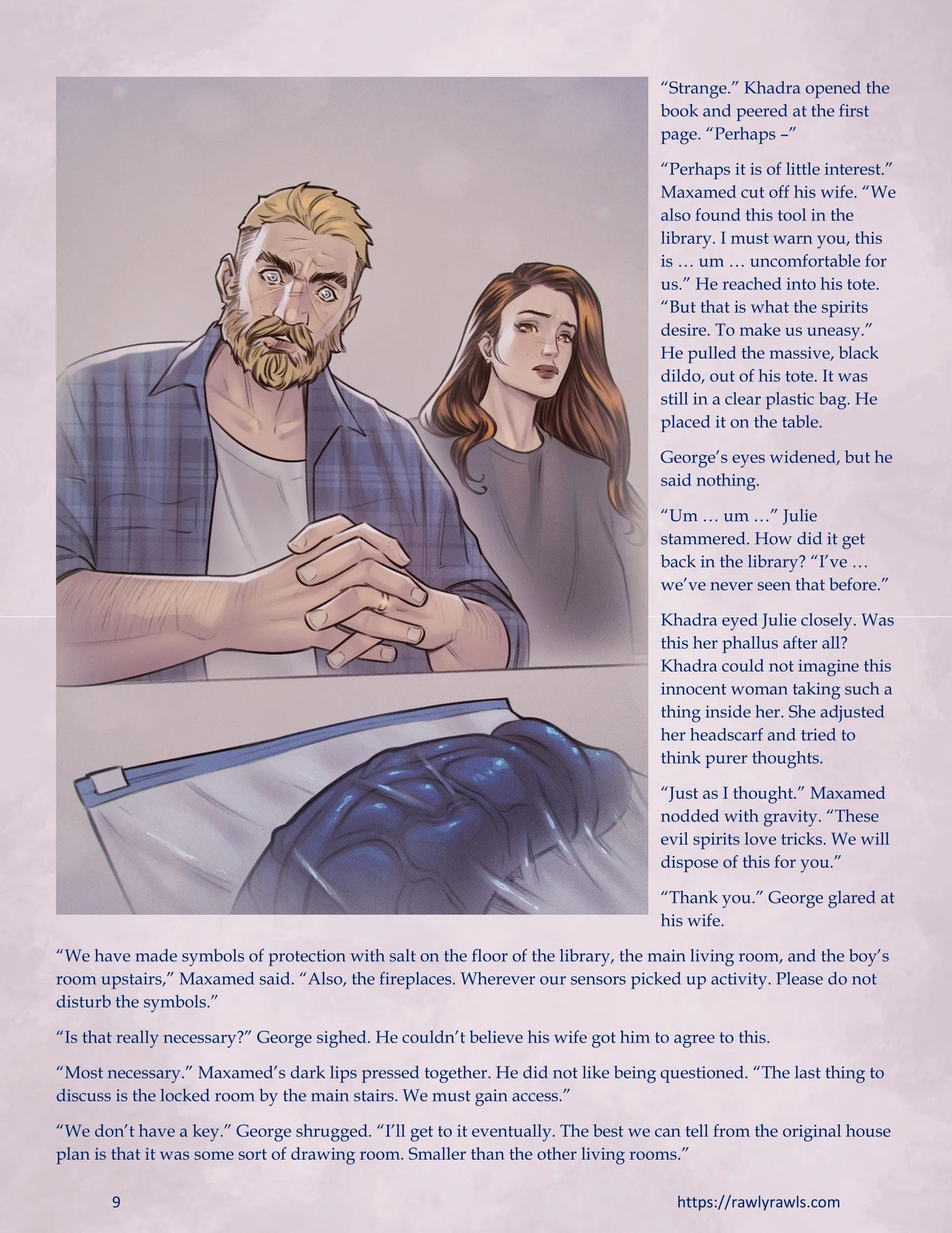The Haunting Of Palmer Mansion [RawlyRawls] - 6.2 . The Haunting Of Palmer Mansion - Chapter 6 Part 2 [TenderMindd ] - Page 9