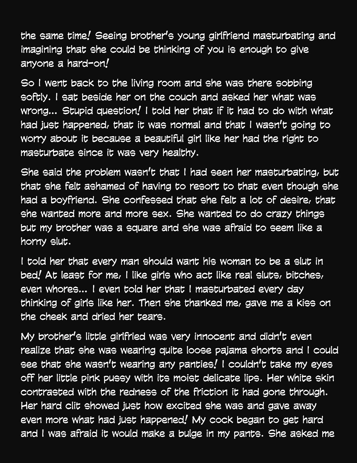 Animated Tales [WC | TF] - I CAUGHT MY BROTHER'S GIRLFRIEND MASTURBATING - Page 4