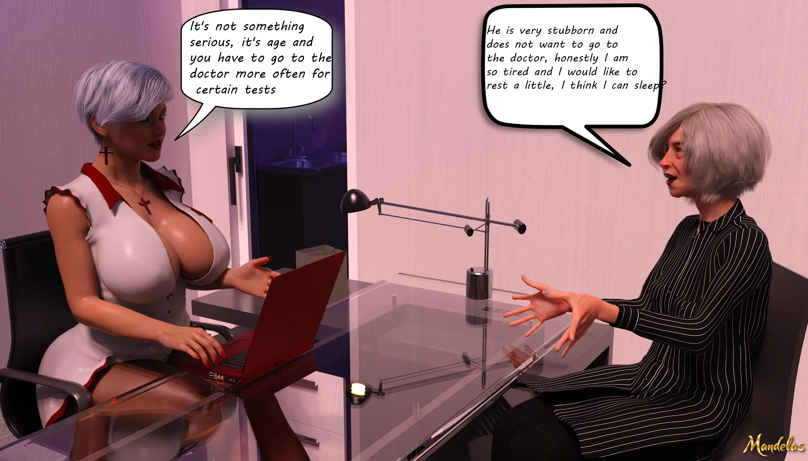 Doctor Melania – Special Treatment [Mandelas] - 1 . Doctor Melania - Special Treatment - Chapter 1 - Page 19