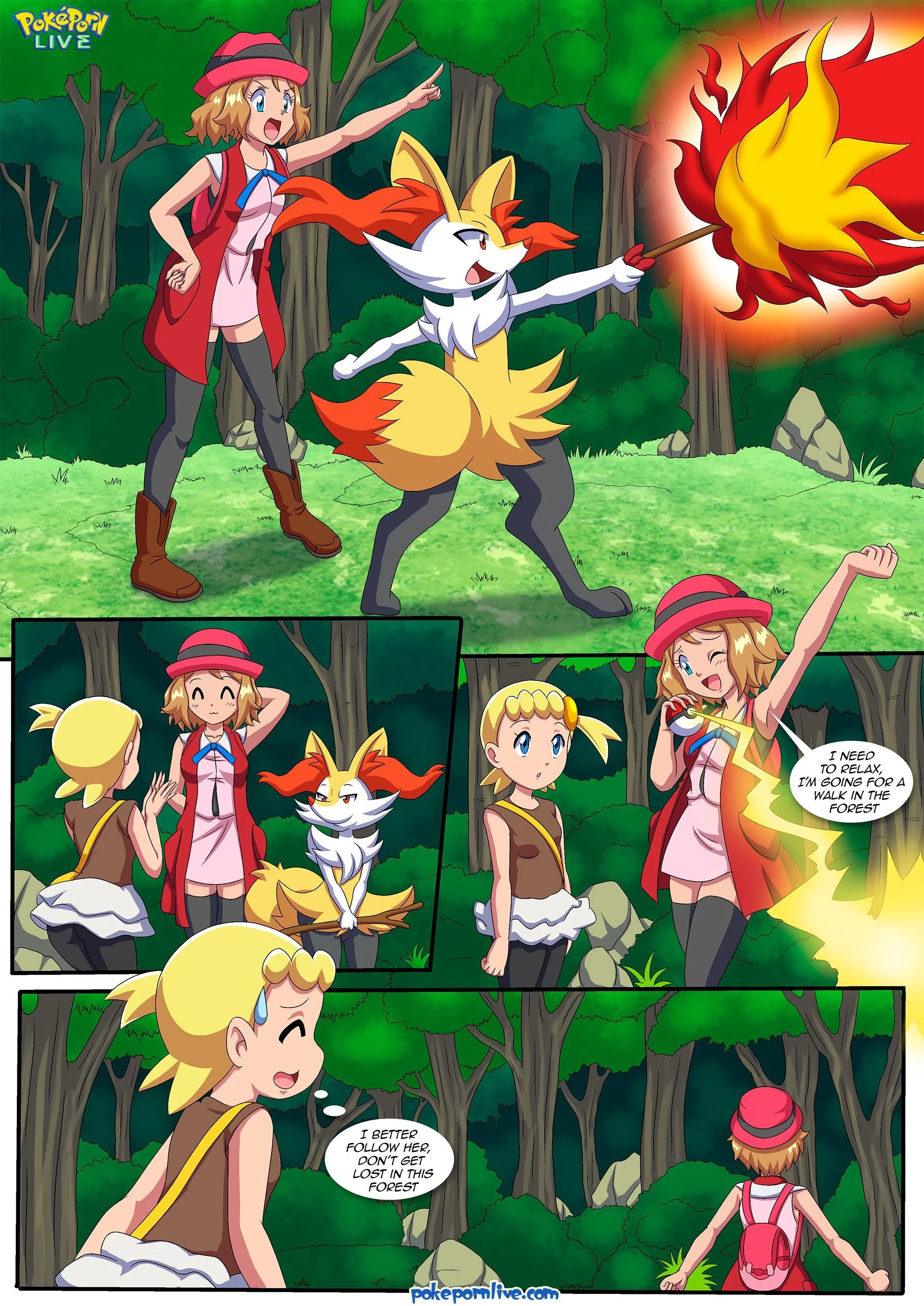 A Hot Break on the Forest (Pokemon) [Palcomix] - 1 . A Hot Break on the Forest - (Pokemon) [Palcomix] - Page 2