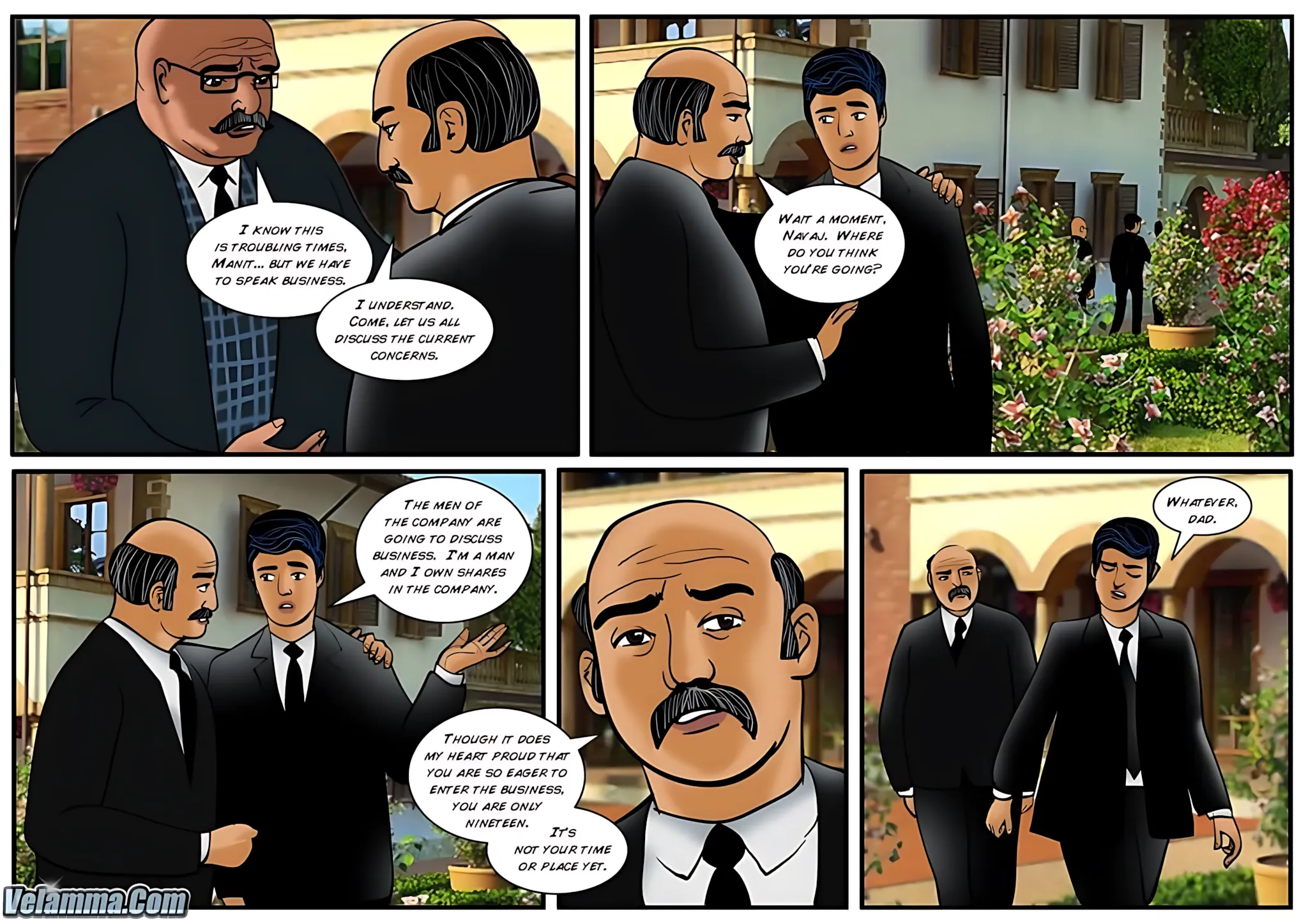 Velamma All Episodes Comics - 33 . Velamma - Episode 33 - The Funeral - Page 3