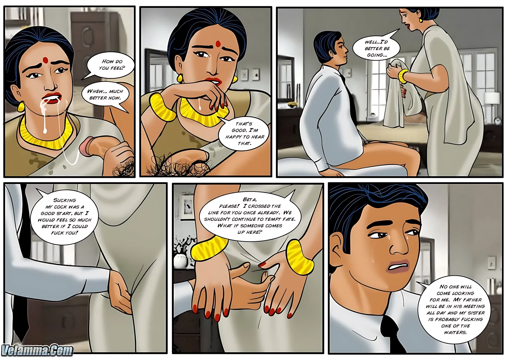 Velamma All Episodes Comics - 33 . Velamma - Episode 33 - The Funeral - Page 13