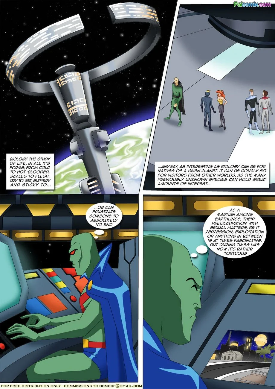 Green Heat (Justice League) [Palcomix] - 1 . Green Heat (Justice League) [Palcomix] - Page 2