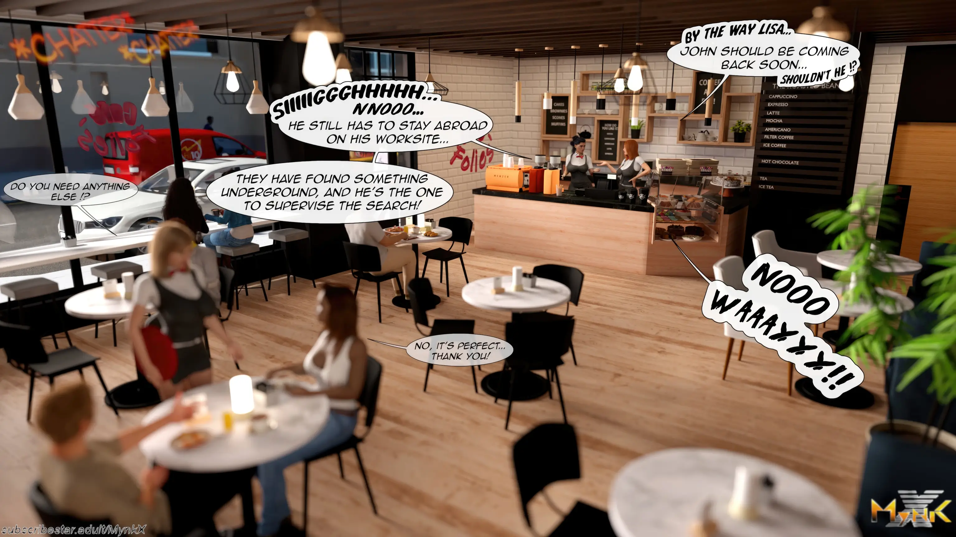 Cafe Folies [Mynk 3DX] - 1 . Cafe Folies - Chapter 1 [Mynk_3DX] - Page 3