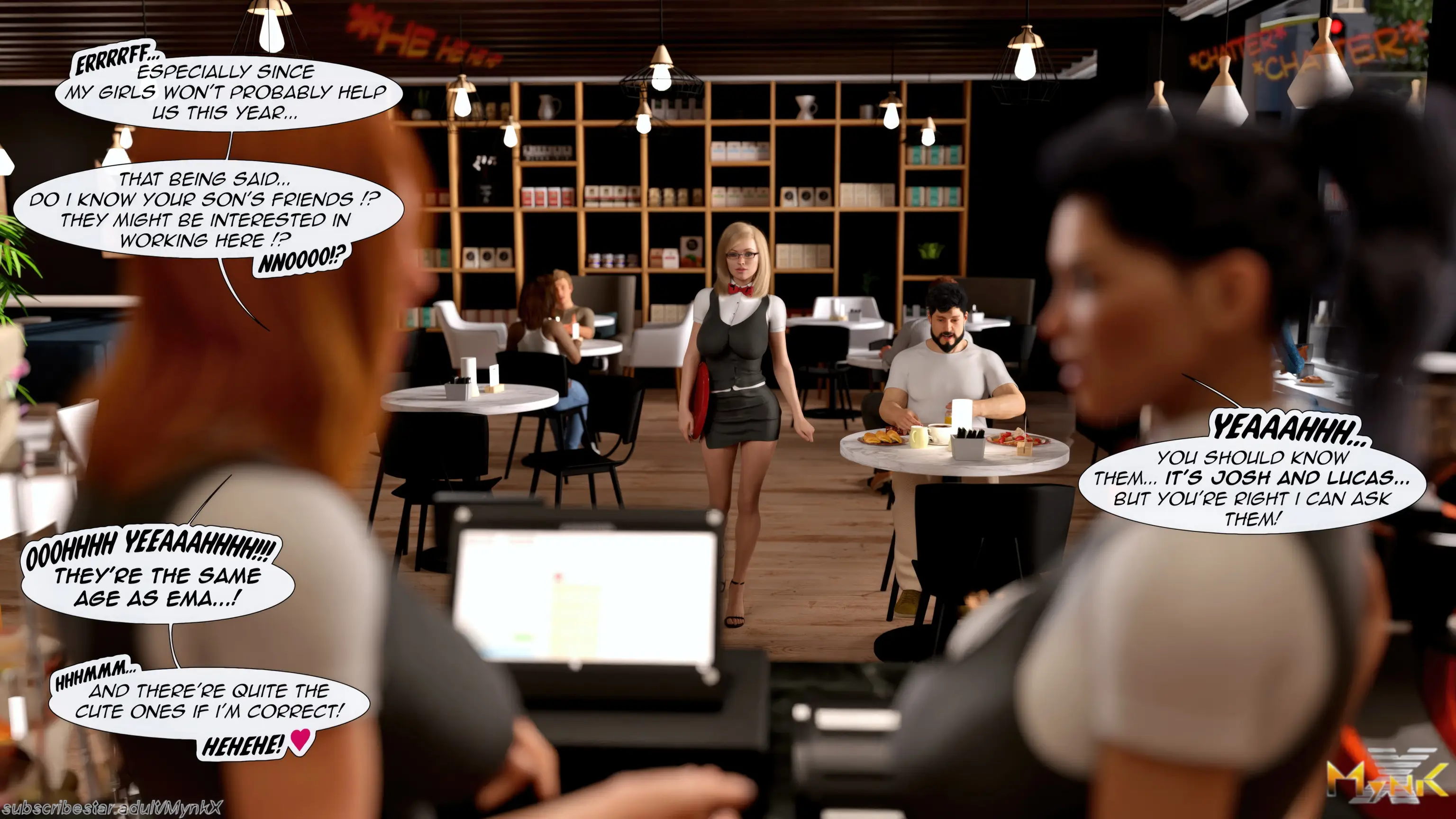 Cafe Folies [Mynk 3DX] - 1 . Cafe Folies - Chapter 1 [Mynk_3DX] - Page 8