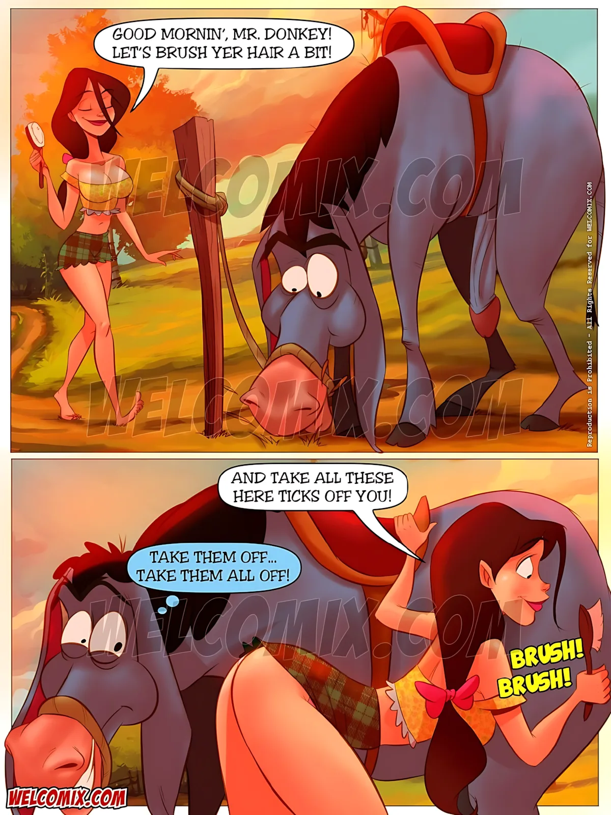 The Hillbilly Farm - 9 . The Hillbilly Farm - The Shameless Donkey - Chapter 9 [WC TF] - Page 3