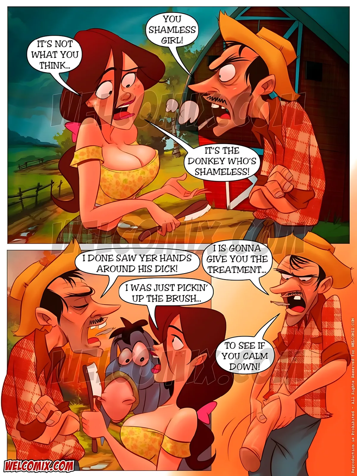 The Hillbilly Farm - 9 . The Hillbilly Farm - The Shameless Donkey - Chapter 9 [WC TF] - Page 6