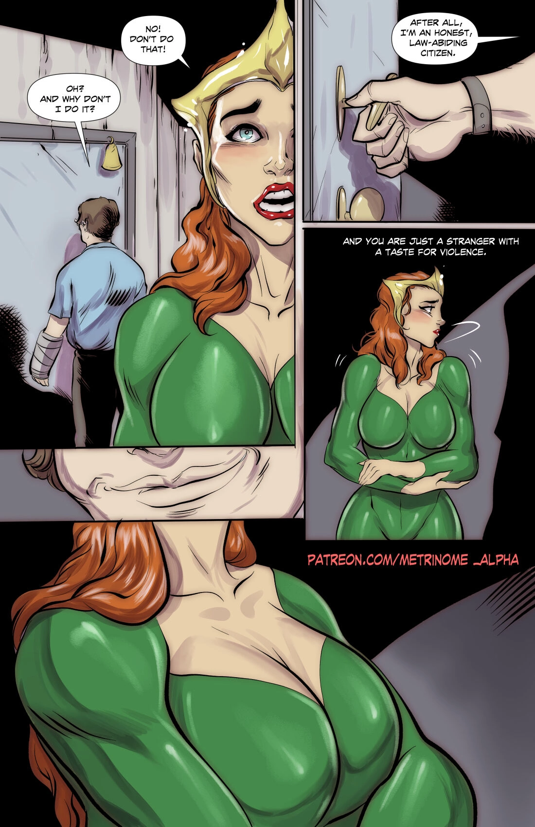 Mera Gets Blackmailed (Justice League) [Metrinome] - Mera Gets Blackmailed (Justice League) - Page 3