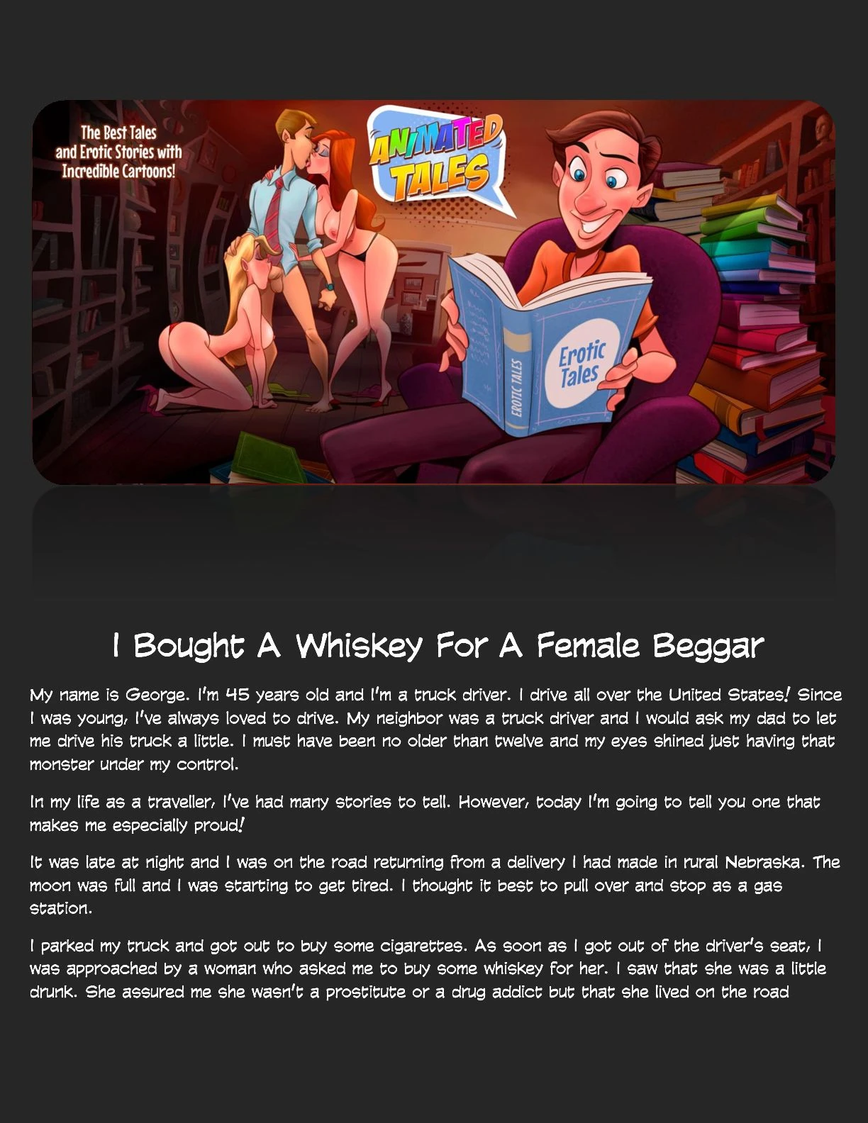 Animated Tales [WC | TF] - I Bought A Whiskey For A Female Beggar - Page 1