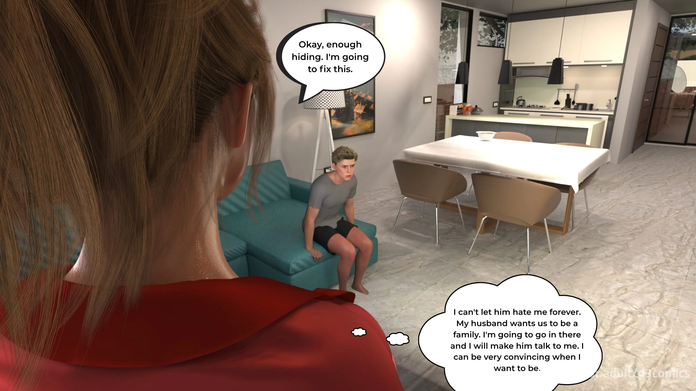 The Forbidden Rule [D3 Comics] - 1 . The Forbidden Rule - Chapter 1 - Page 58