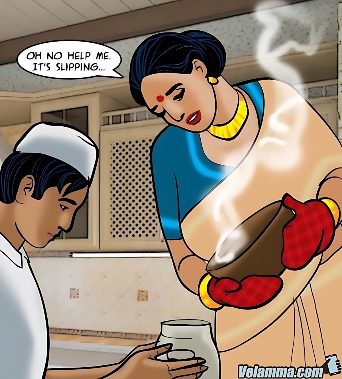 Velamma All Episodes Comics - 72 . Velamma - Episode 72 - The Naughty Naukar - Page 45
