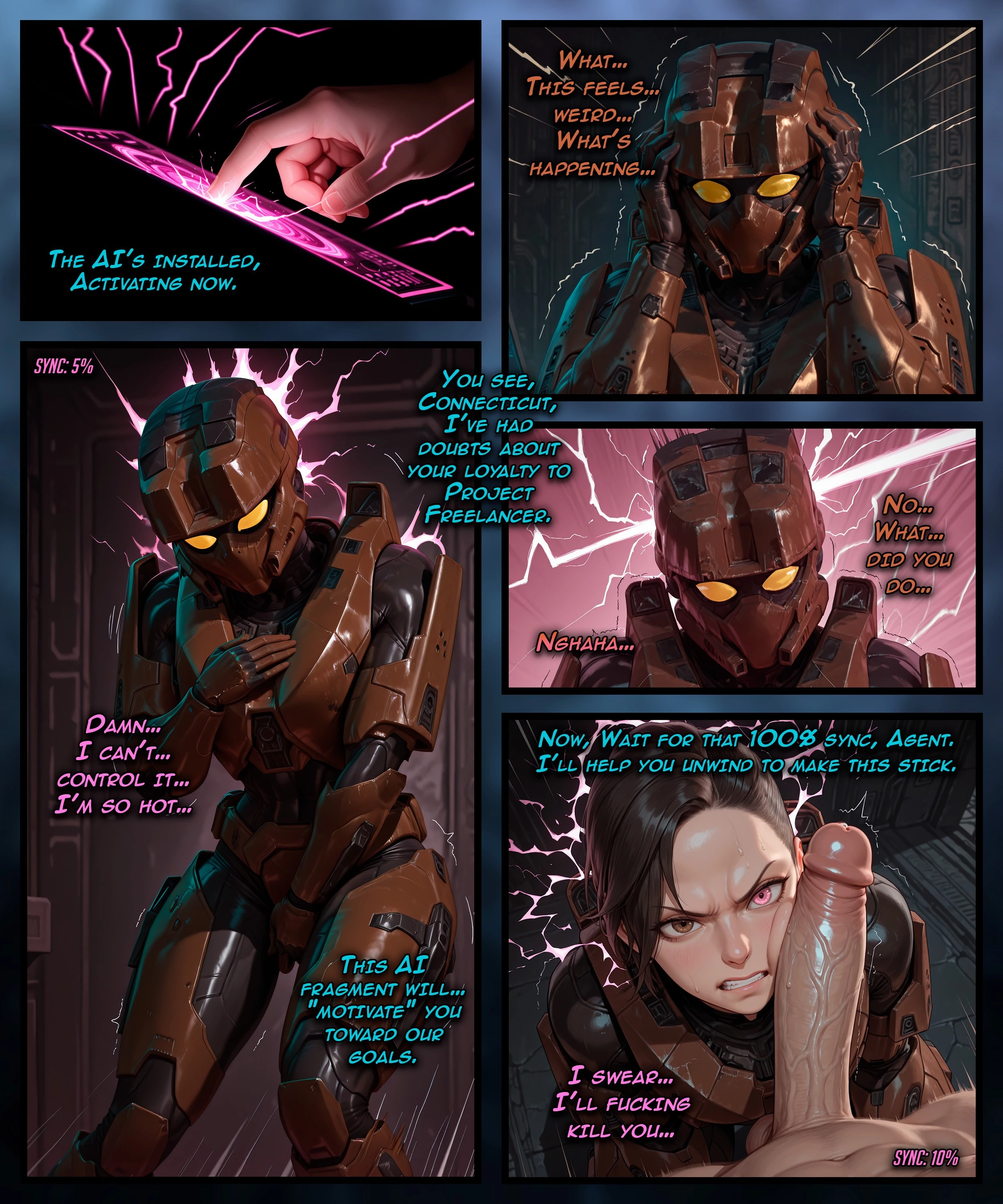 Poll Agent Connecticut Mind Control Comic Red Vs Blue [Lustful Mind] - Poll Agent Connecticut Mind Control Comic Red Vs Blue - Page 2