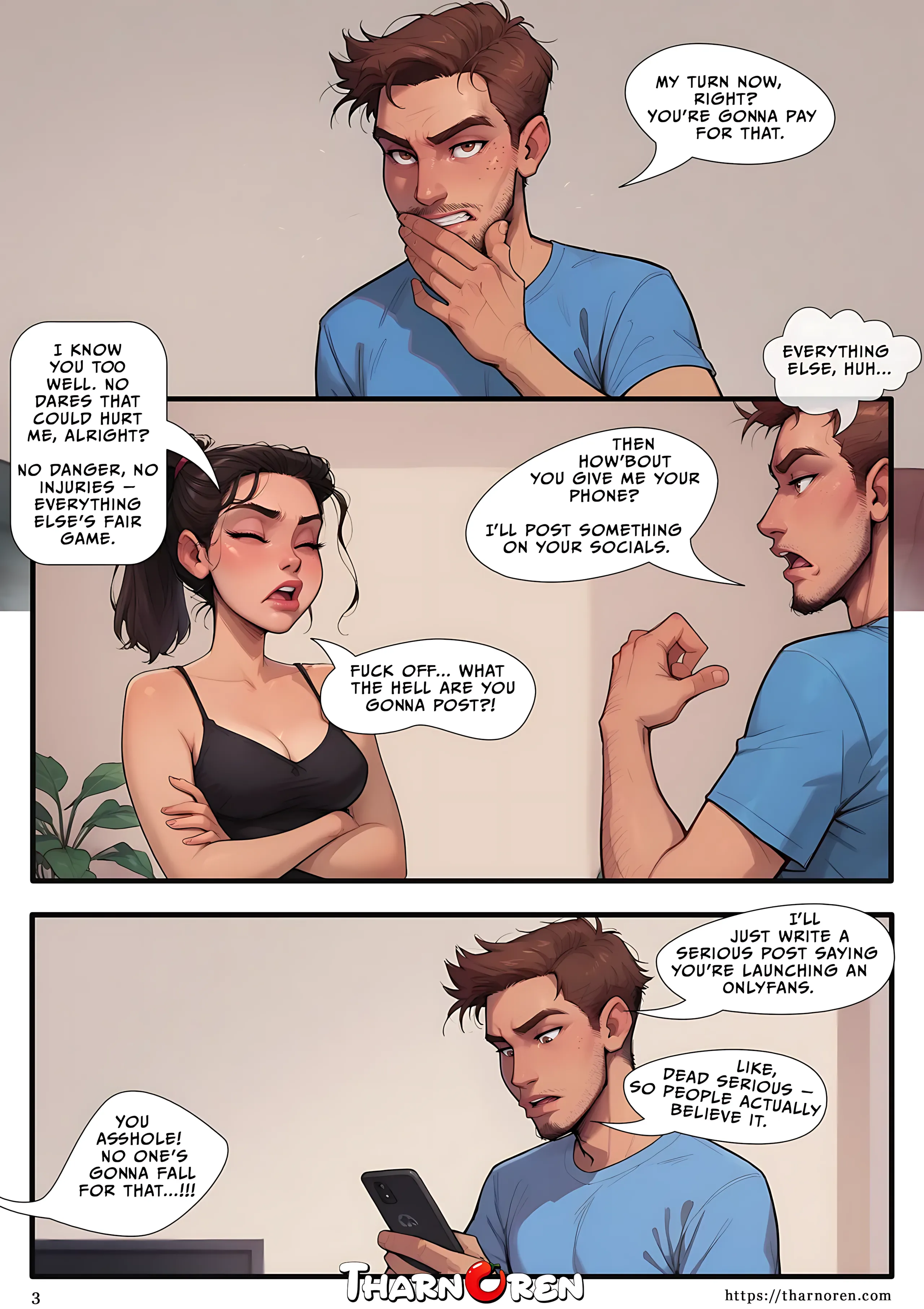 Bet You Won’t [Tharnoren] - Bet You Won't - Page 4