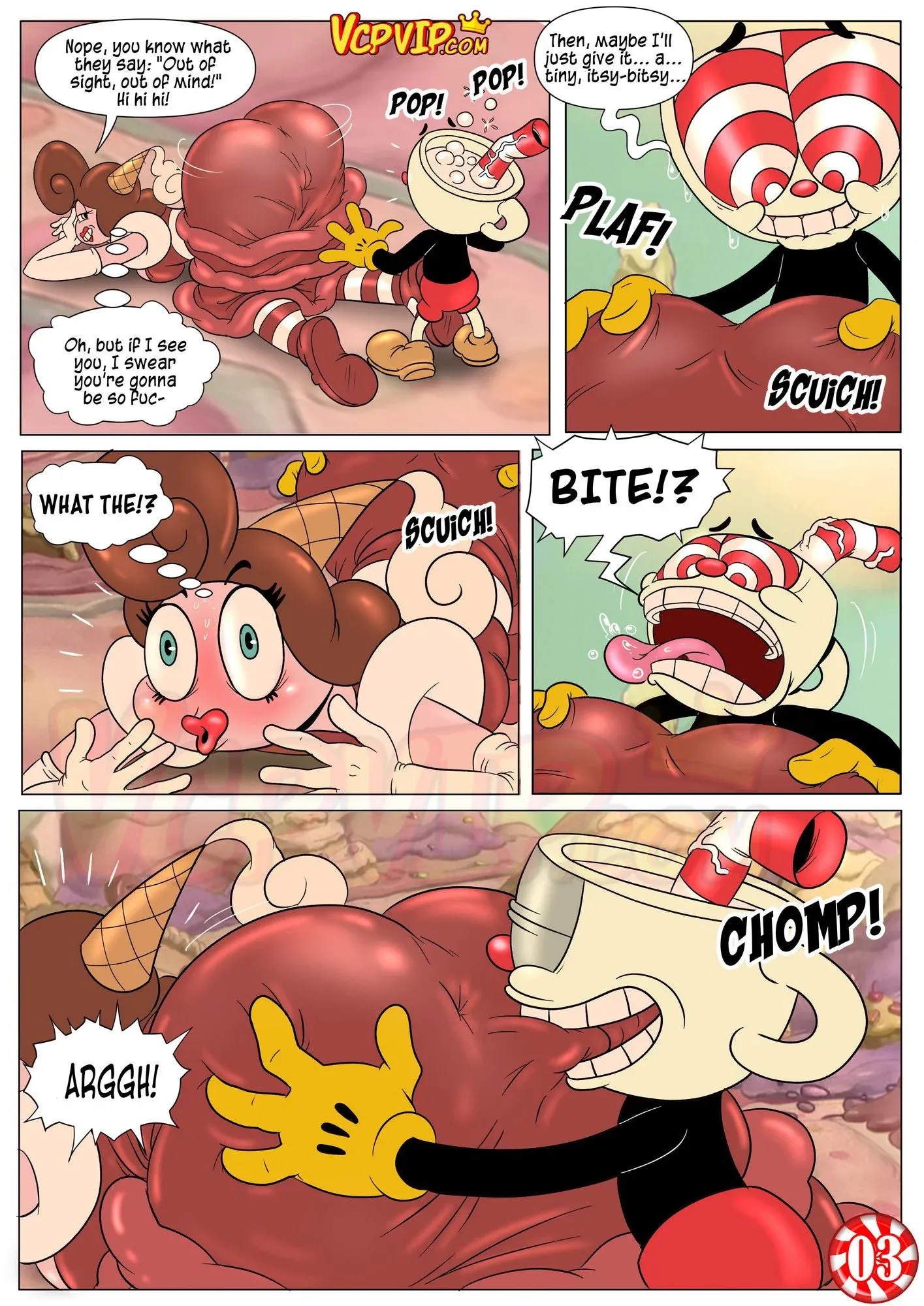 Delightfully Sweet Bon Bon [The Cuphead Show!] - 1 . Delightfully Sweet Bon Bon - Chapter 1 (The Cuphead Show!) [Macergo] - Page 4