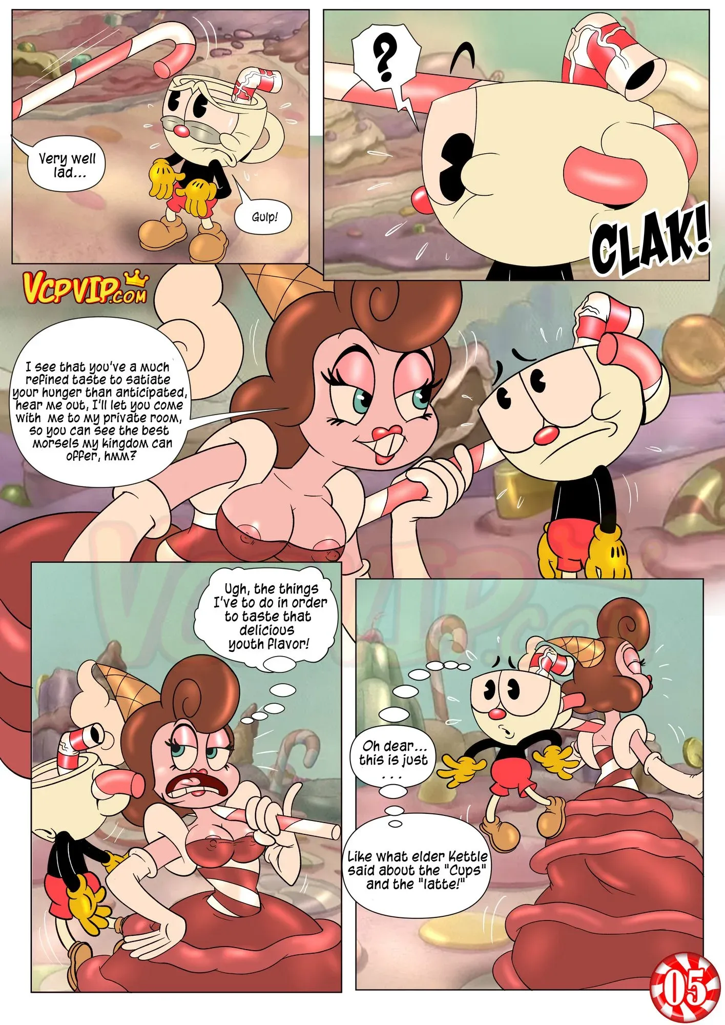 Delightfully Sweet Bon Bon [The Cuphead Show!] - 1 . Delightfully Sweet Bon Bon - Chapter 1 (The Cuphead Show!) [Macergo] - Page 6