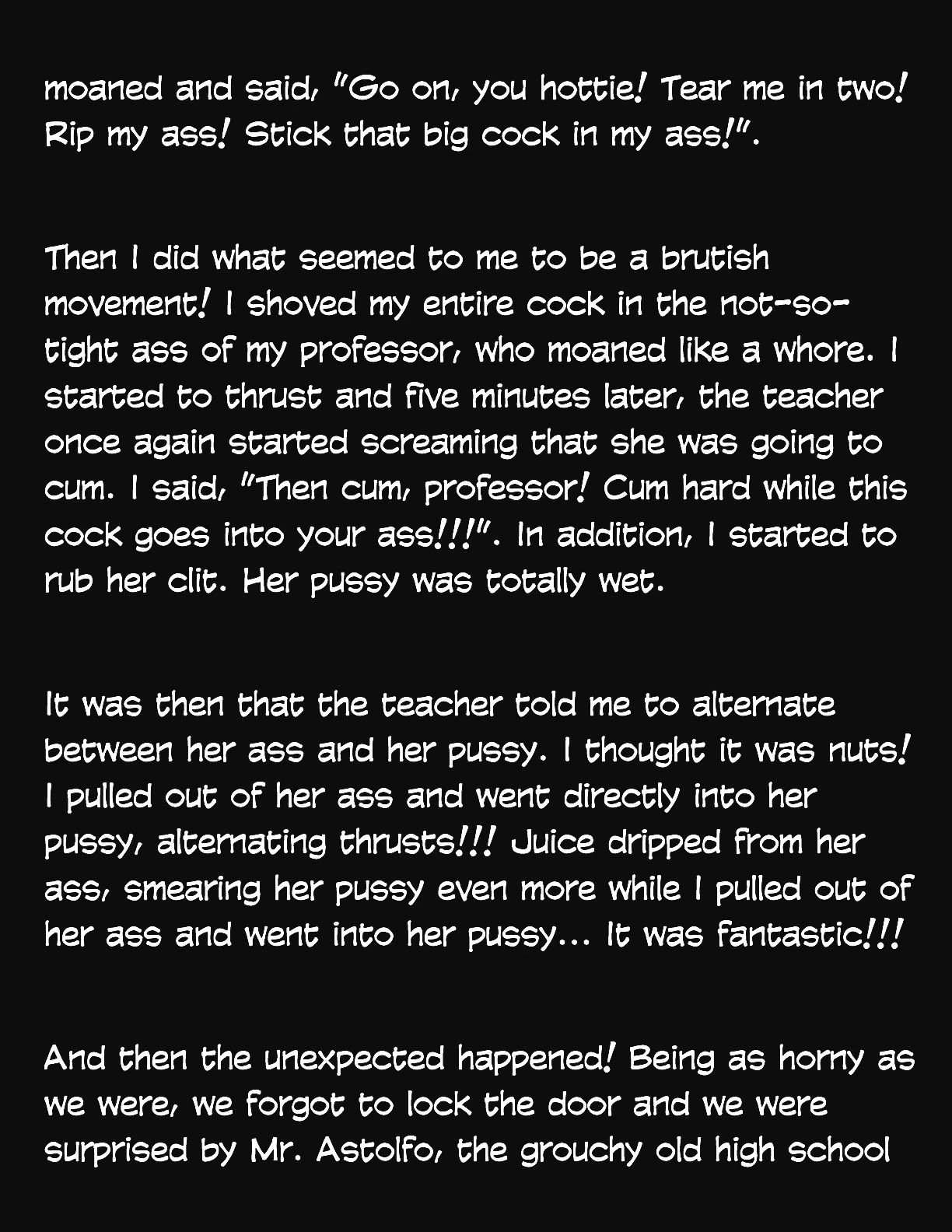 Animated Tales [WC | TF] - CAUGHT FUCKING THE TEACHER AT SCHOOL - Page 7