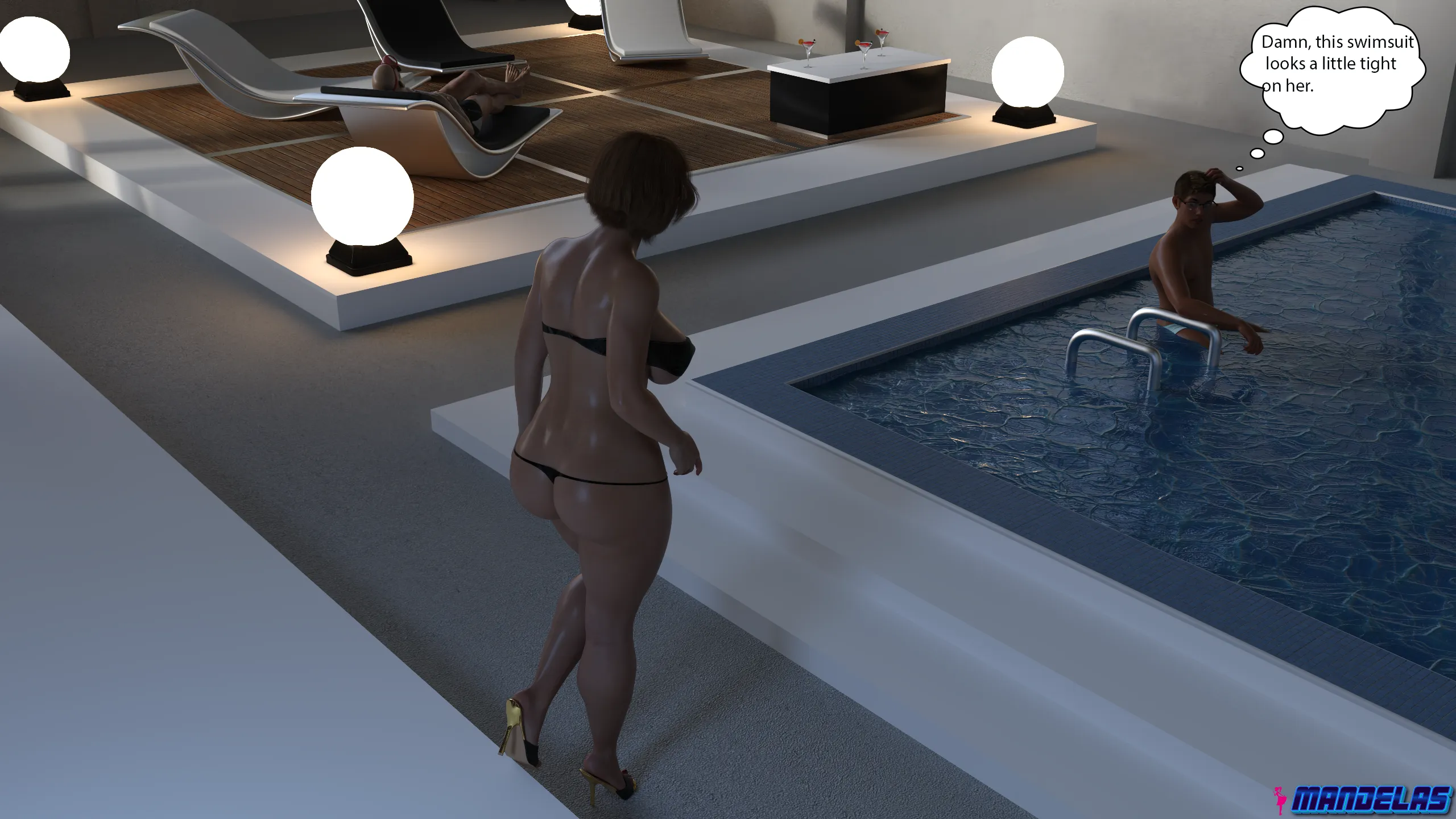 Hot Evening [Mandelas] - 1 . Hot Evening - Chapter 1 - Page 7