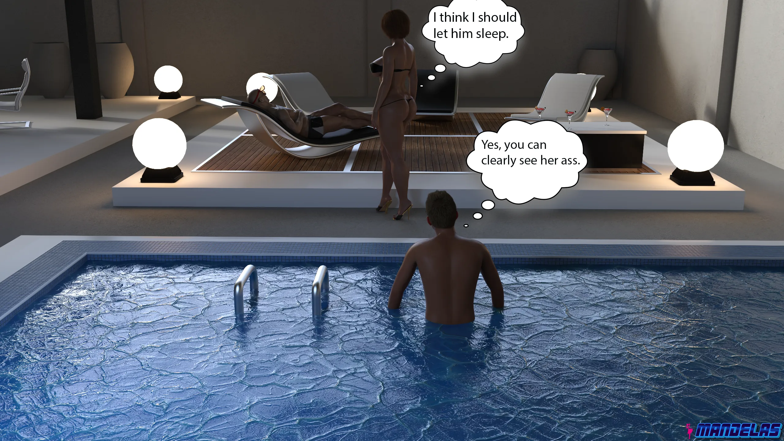 Hot Evening [Mandelas] - 1 . Hot Evening - Chapter 1 - Page 9