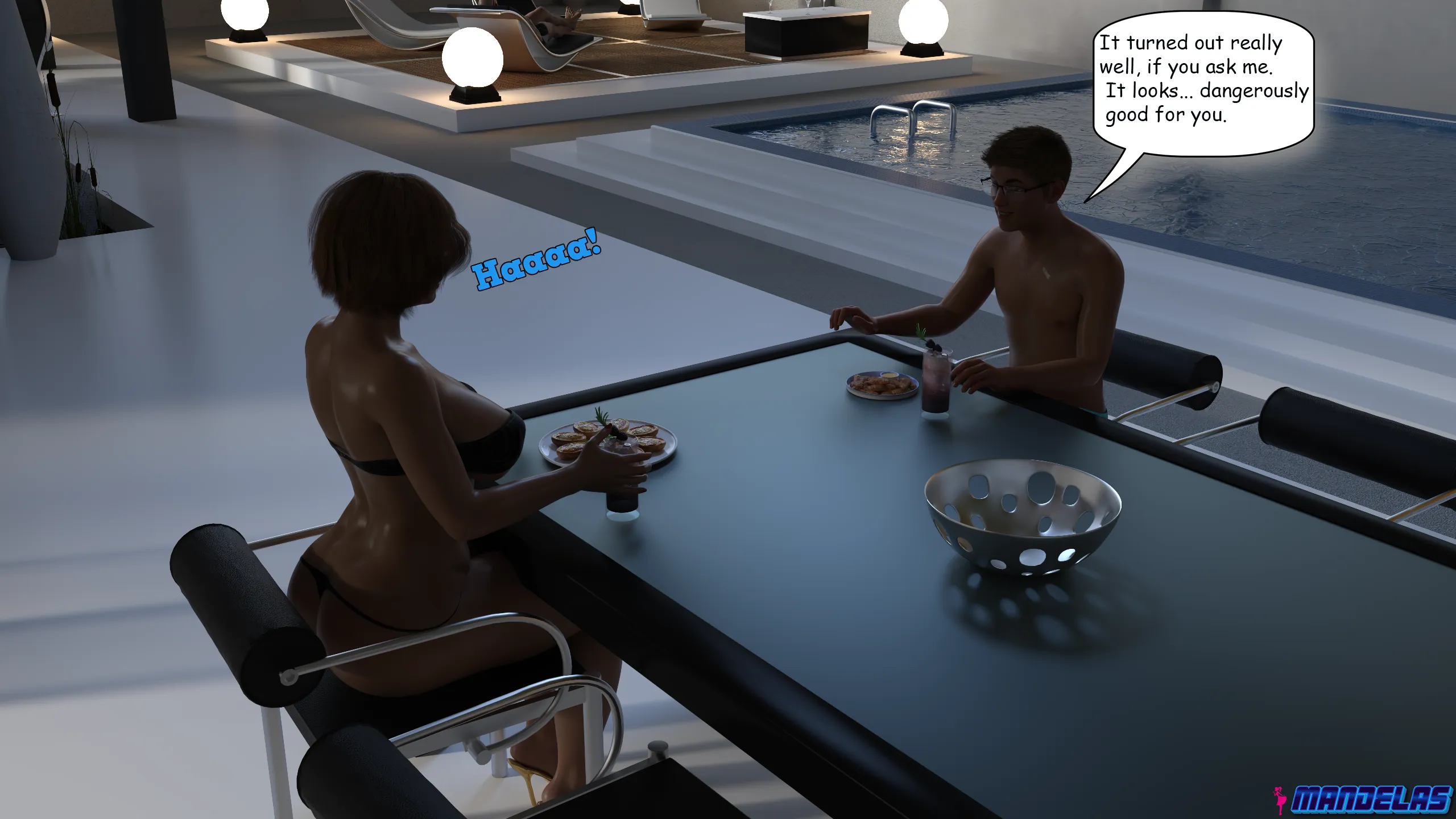 Hot Evening [Mandelas] - 1 . Hot Evening - Chapter 1 - Page 23