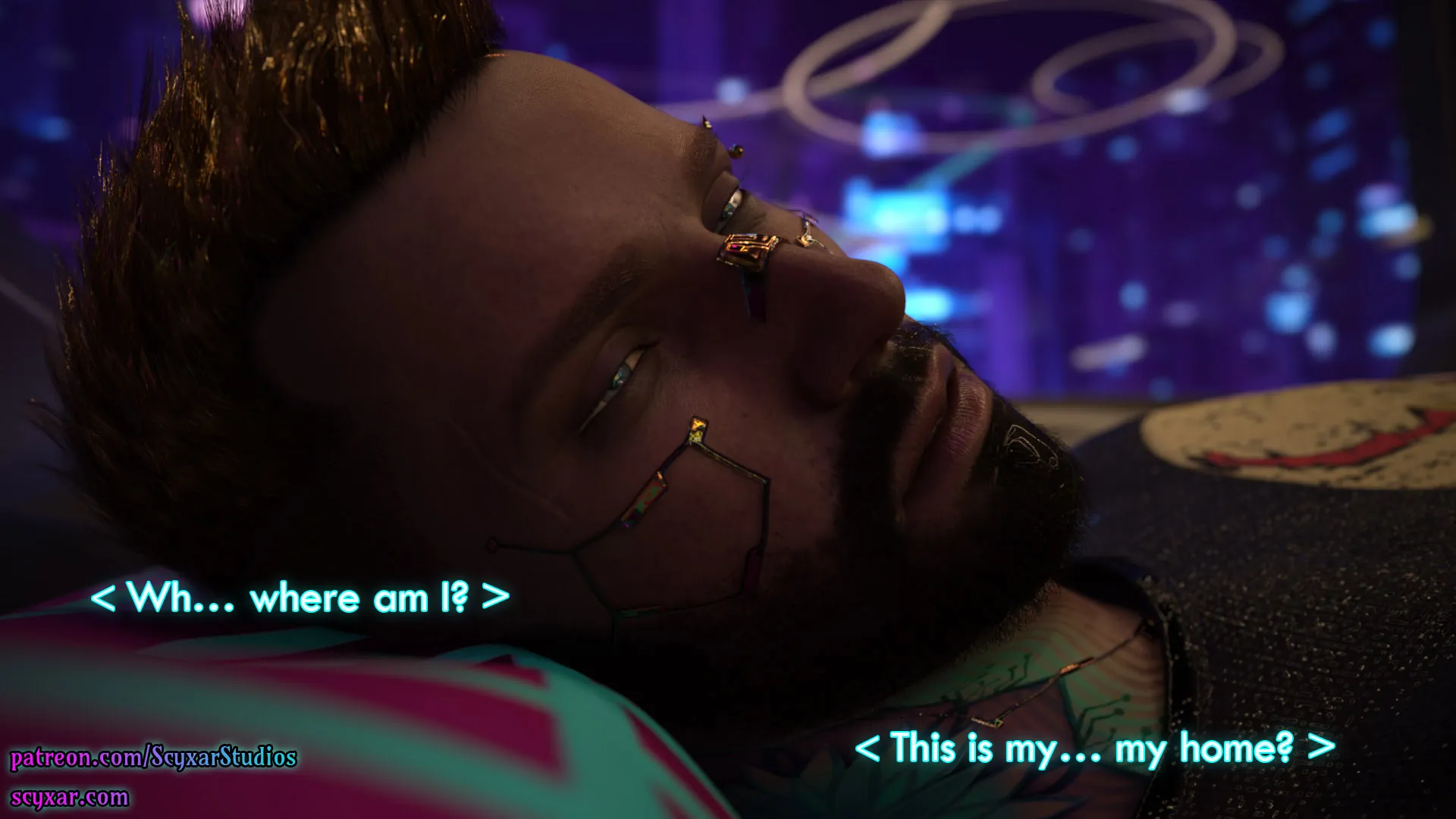 Once You Go Black, You Never Go Back (Cyberpunk) - 6 . Once You Go Black, You Never Go Back - Chapter 6 [Scyxar Studios] - Page 16