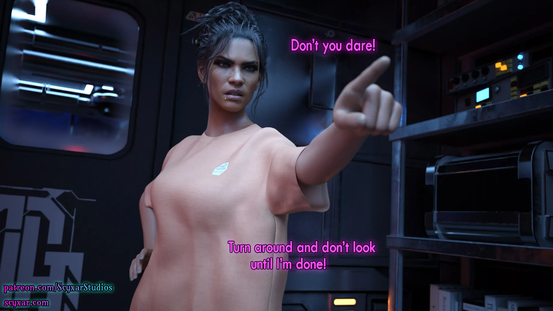 Once You Go Black, You Never Go Back (Cyberpunk) - 6 . Once You Go Black, You Never Go Back - Chapter 6 [Scyxar Studios] - Page 40