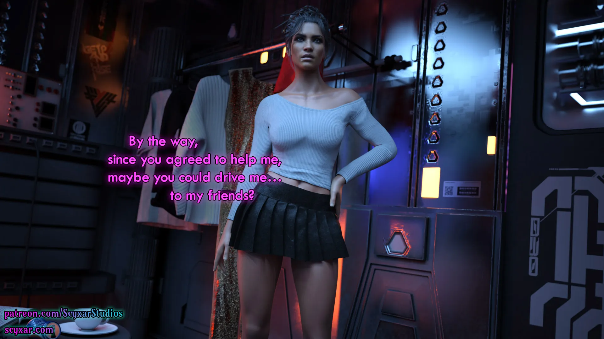 Once You Go Black, You Never Go Back (Cyberpunk) - 6 . Once You Go Black, You Never Go Back - Chapter 6 [Scyxar Studios] - Page 49