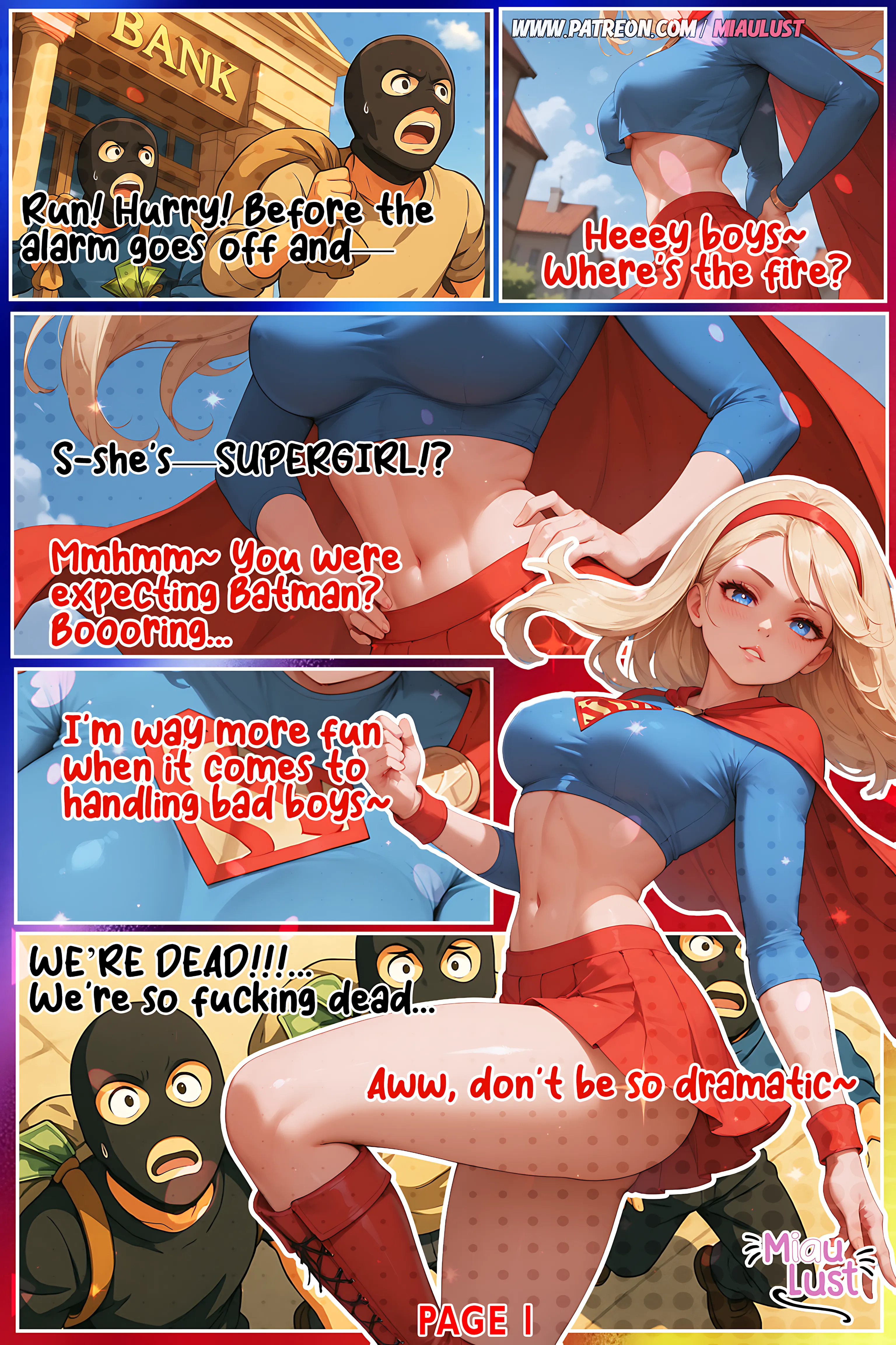 Supergirl in Superbitch [MiauLust] - Supergirl in Superbitch - Page 2