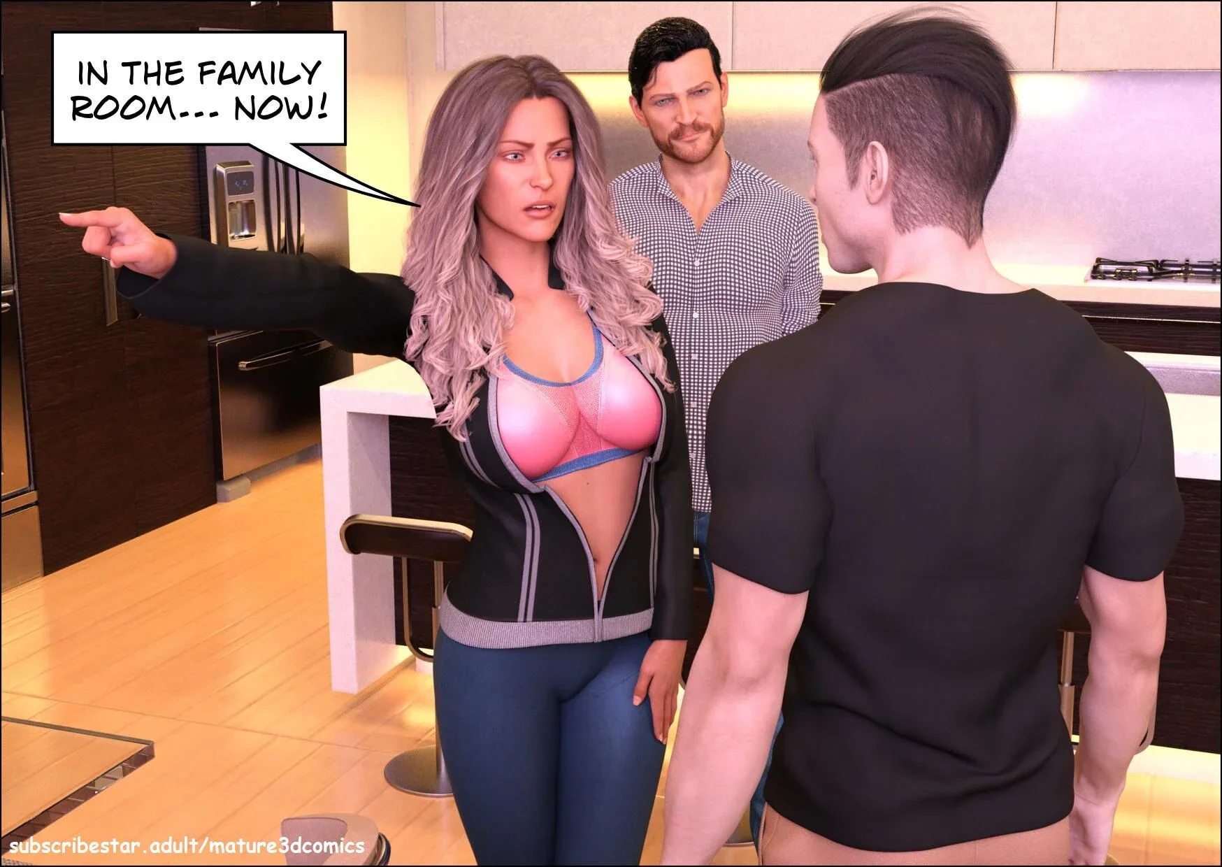 The MILF Next Door [Mature3dcomics] - The MILF Next Door 13 - Page 1