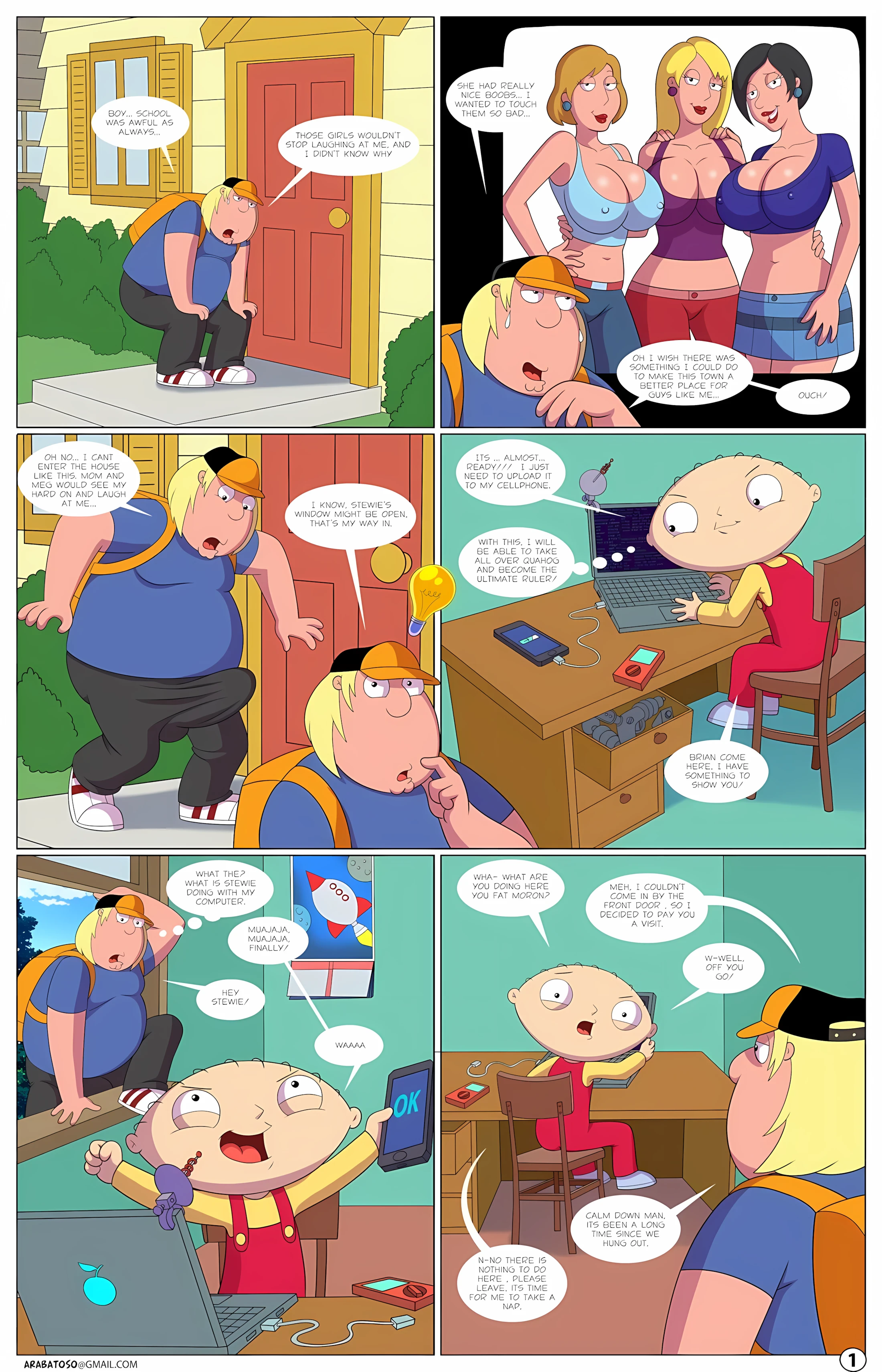 Quahog Diaries [Family Guy] - 1 . Quahog Diaries - Chapter Chapter 1-2 [Arabatos] - Page 2