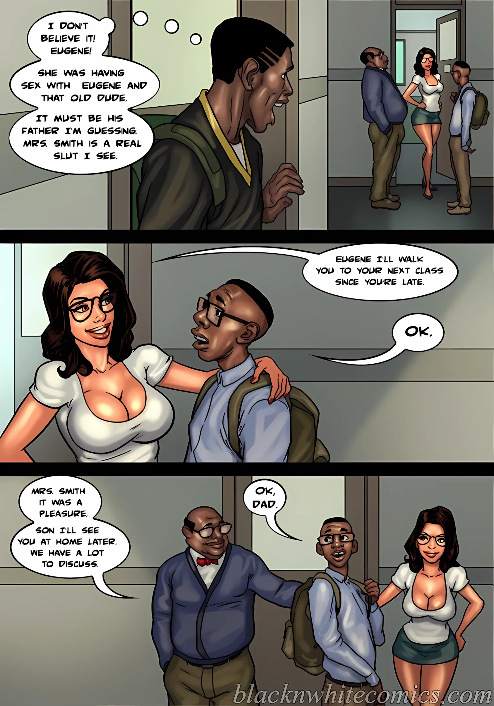 Detention [Yair] - 2 . Detention - Part 2 [BlackNWhiteComics] - Page 52