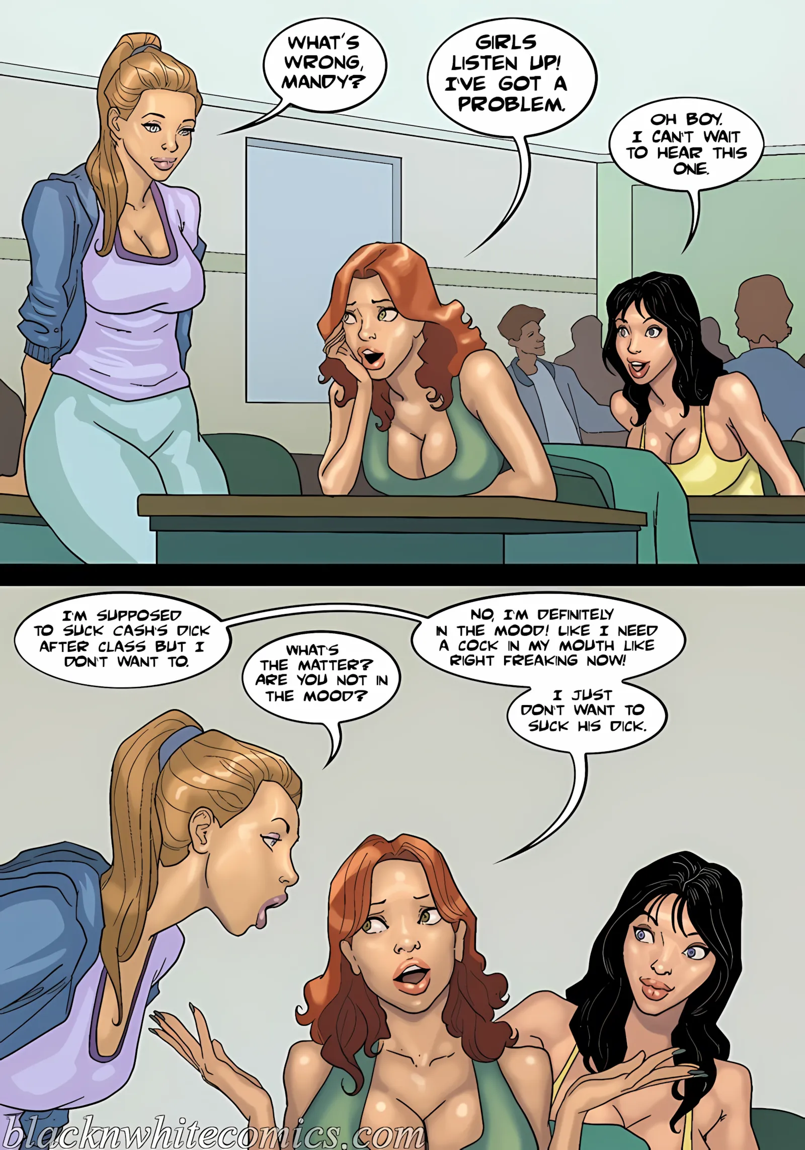 Detention [Yair] - 3 . Detention - Part 3 [BlackNWhiteComics] - Page 2