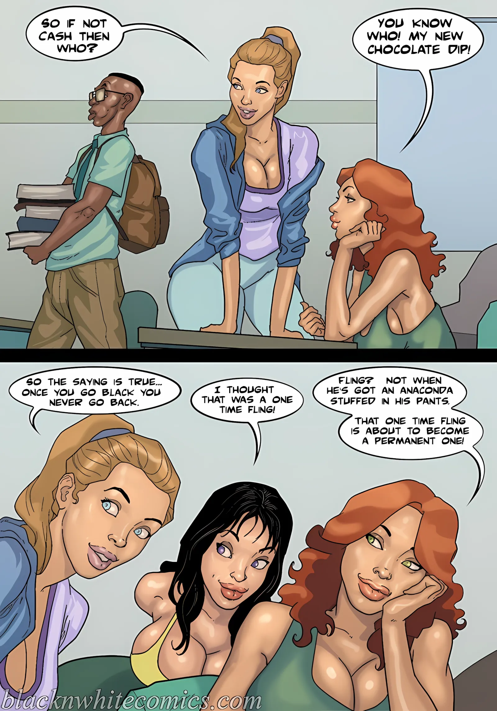 Detention [Yair] - 3 . Detention - Part 3 [BlackNWhiteComics] - Page 4