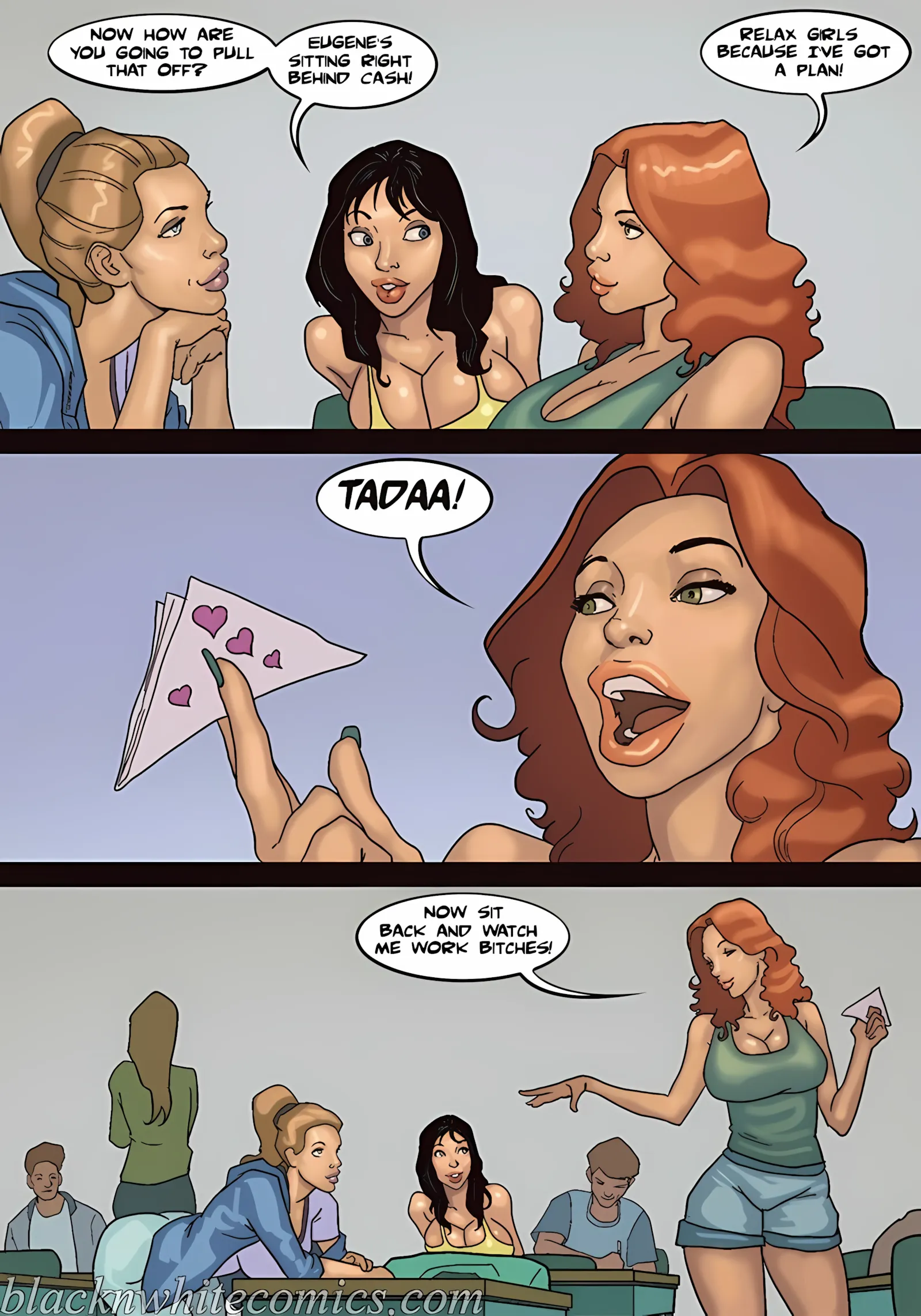 Detention [Yair] - 3 . Detention - Part 3 [BlackNWhiteComics] - Page 5