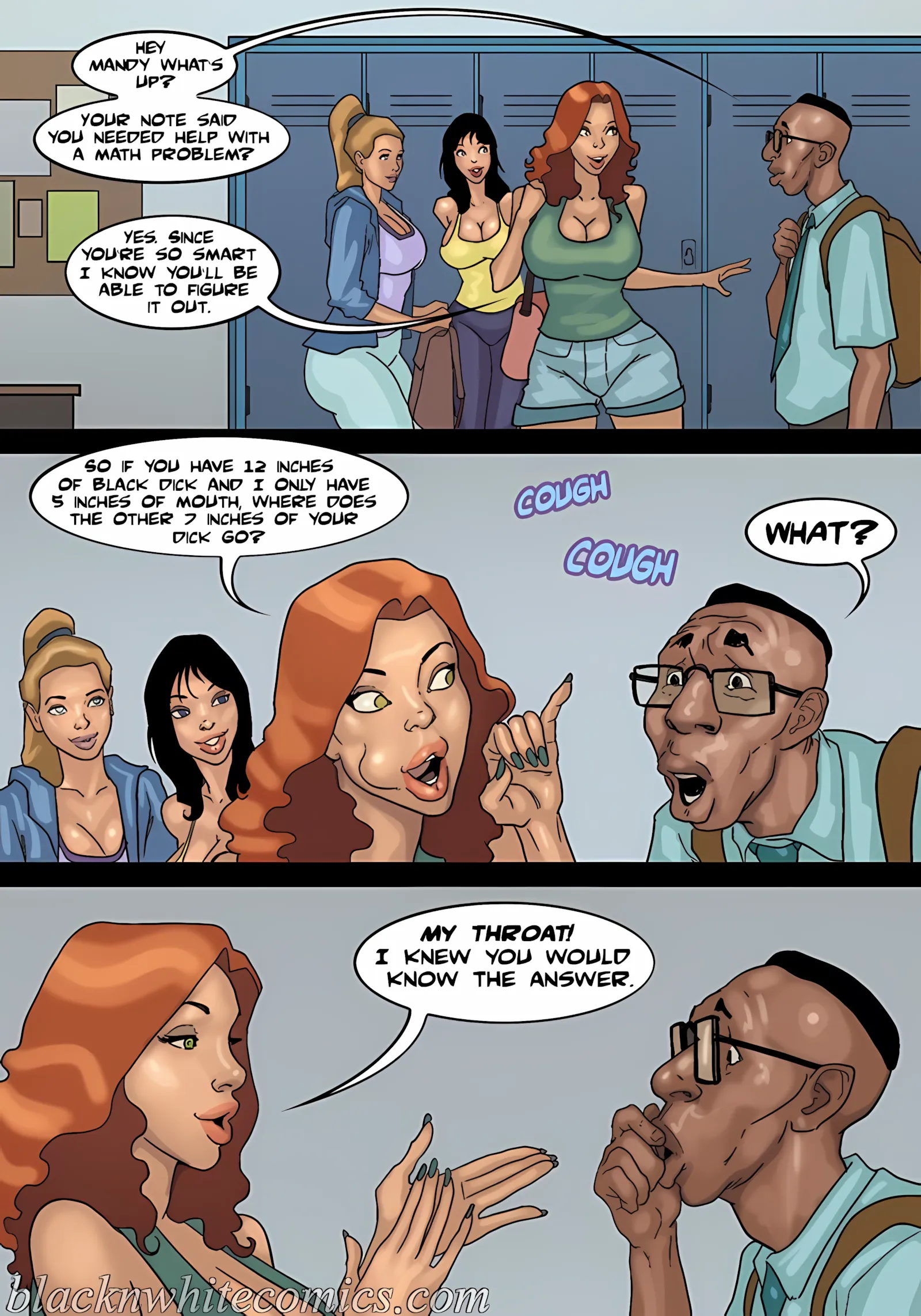Detention [Yair] - 3 . Detention - Part 3 [BlackNWhiteComics] - Page 9