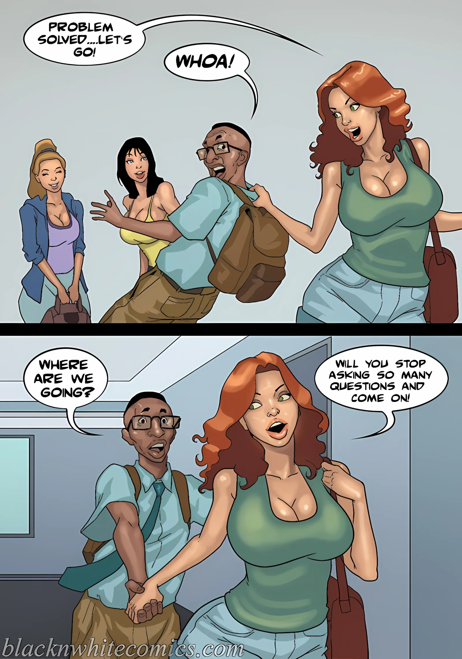 Detention [Yair] - 3 . Detention - Part 3 [BlackNWhiteComics] - Page 10