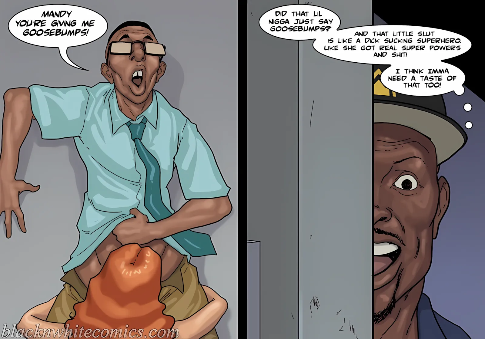 Detention [Yair] - 3 . Detention - Part 3 [BlackNWhiteComics] - Page 17