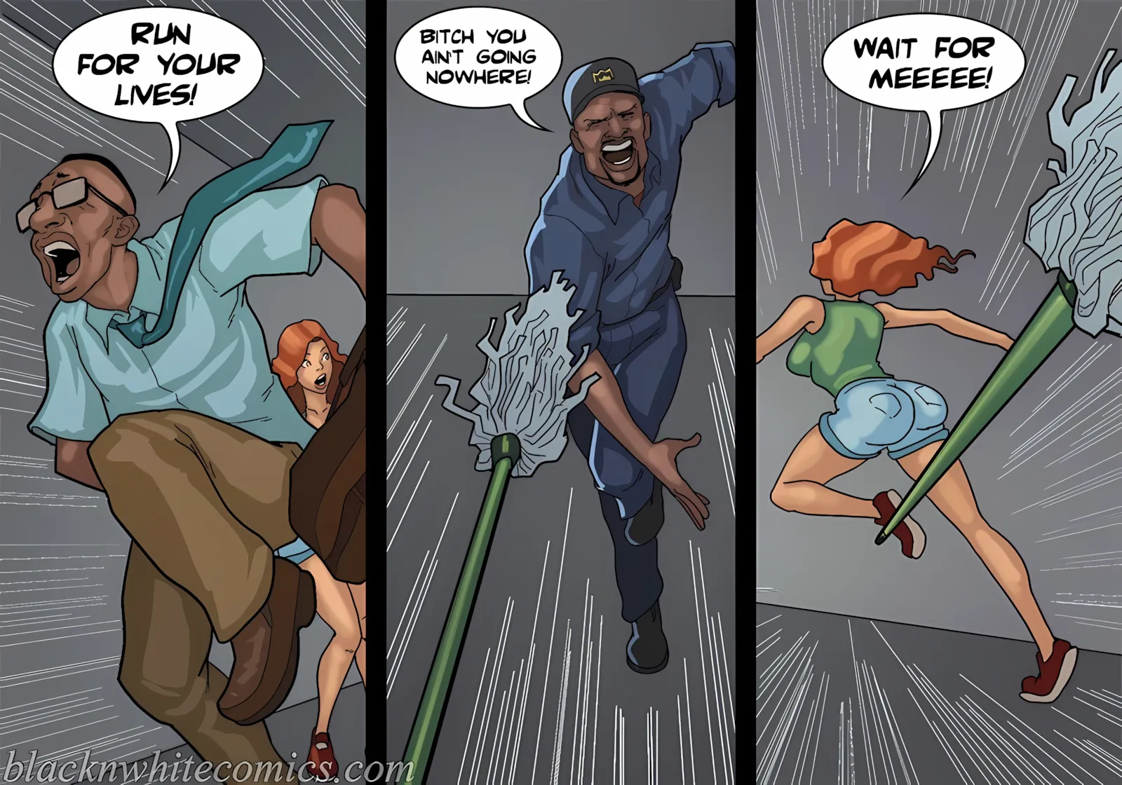 Detention [Yair] - 3 . Detention - Part 3 [BlackNWhiteComics] - Page 21