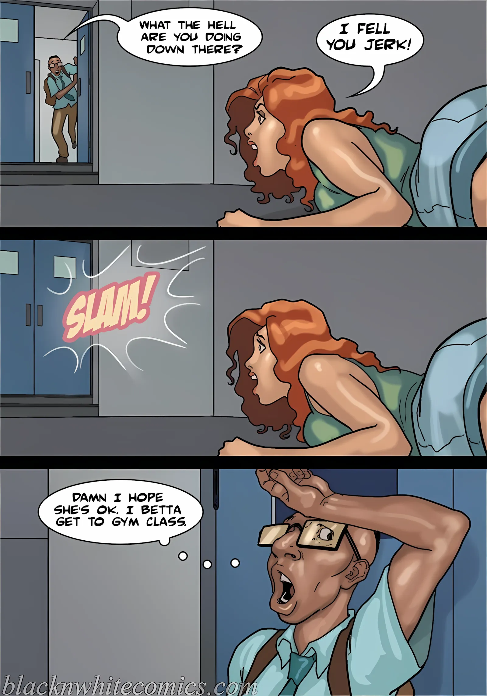 Detention [Yair] - 3 . Detention - Part 3 [BlackNWhiteComics] - Page 23