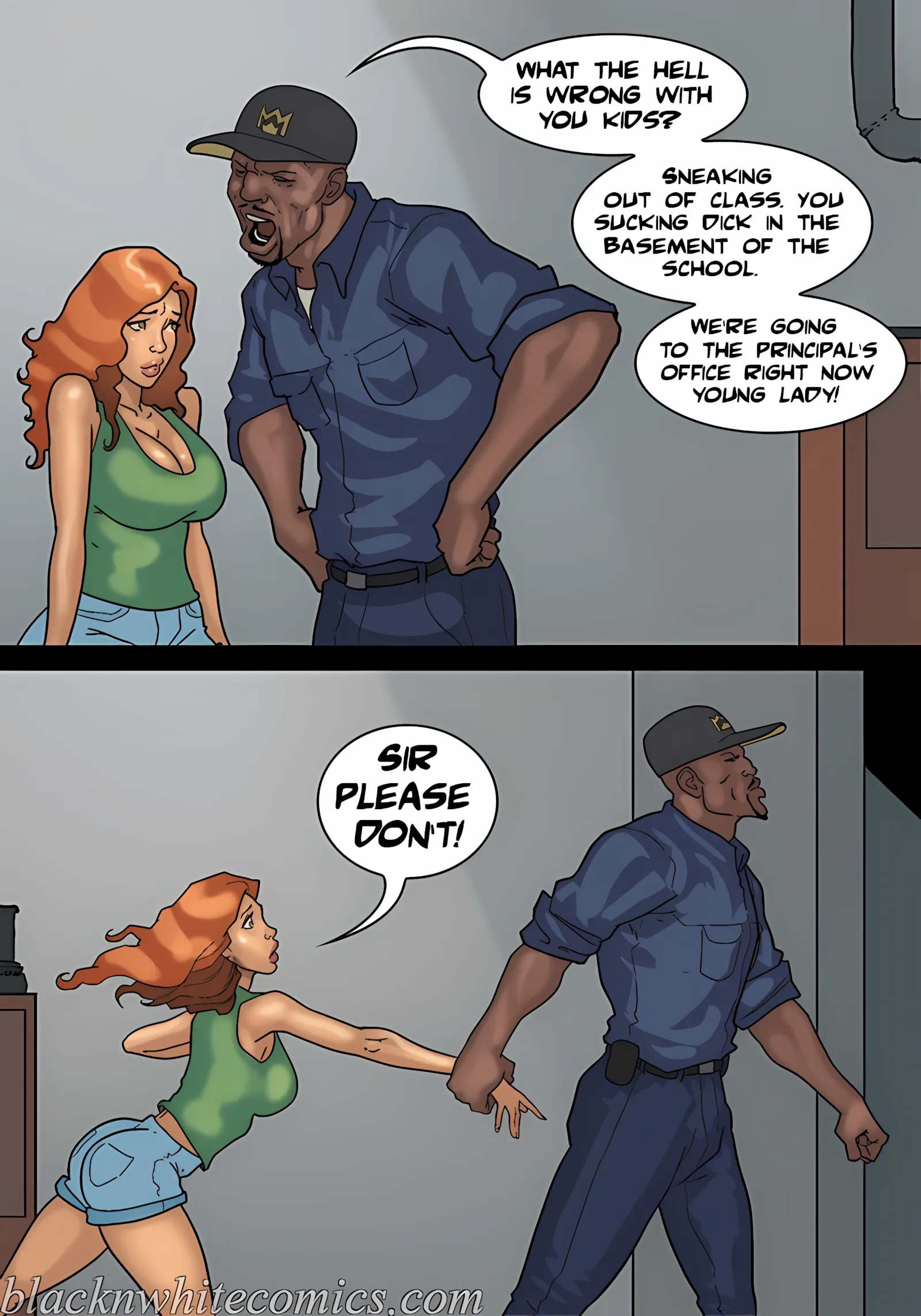 Detention [Yair] - 3 . Detention - Part 3 [BlackNWhiteComics] - Page 25